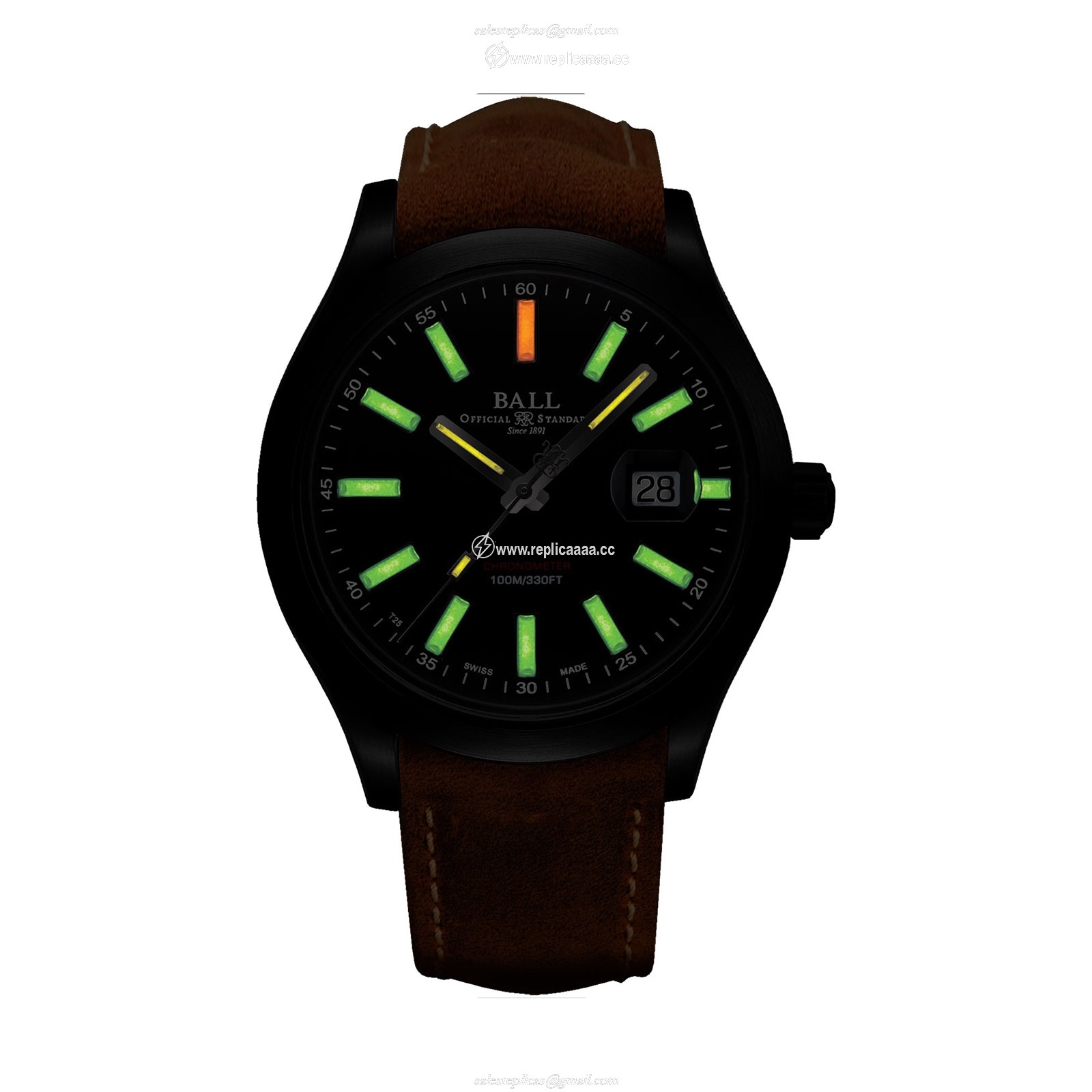 Replica BALL Engineer II Green Berets 43mm Mens details Black NM2028C-L4CJ-BK 2 Replica BALL Engineer II Green Berets 43mm Mens details Black NM2028C-L4CJ-BK