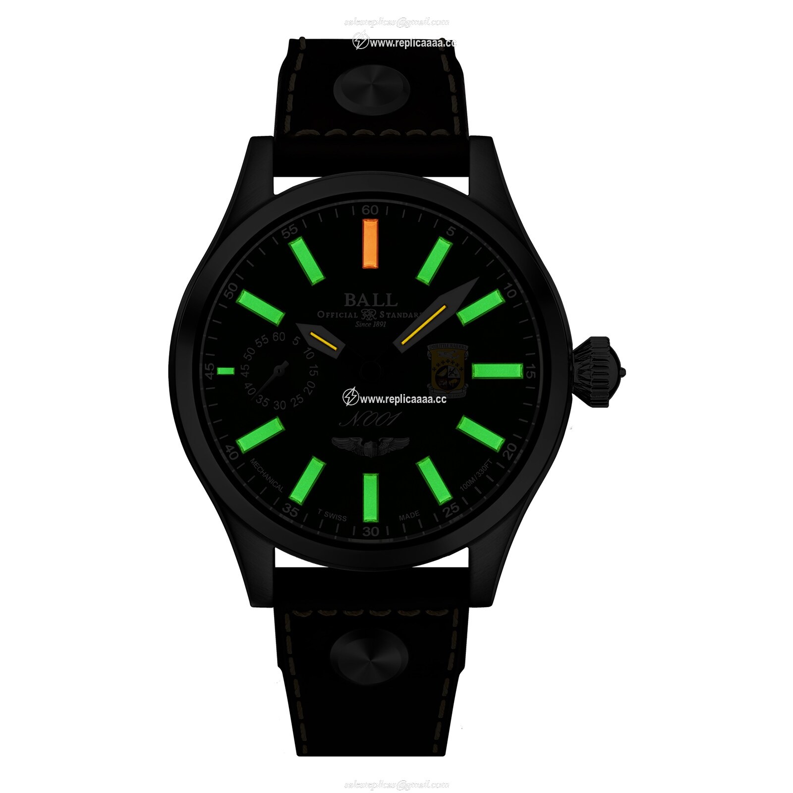 Replica BALL Engineer Master II Doolittle Raiders 46mm Mens details Green NM2638C-L1-GR
