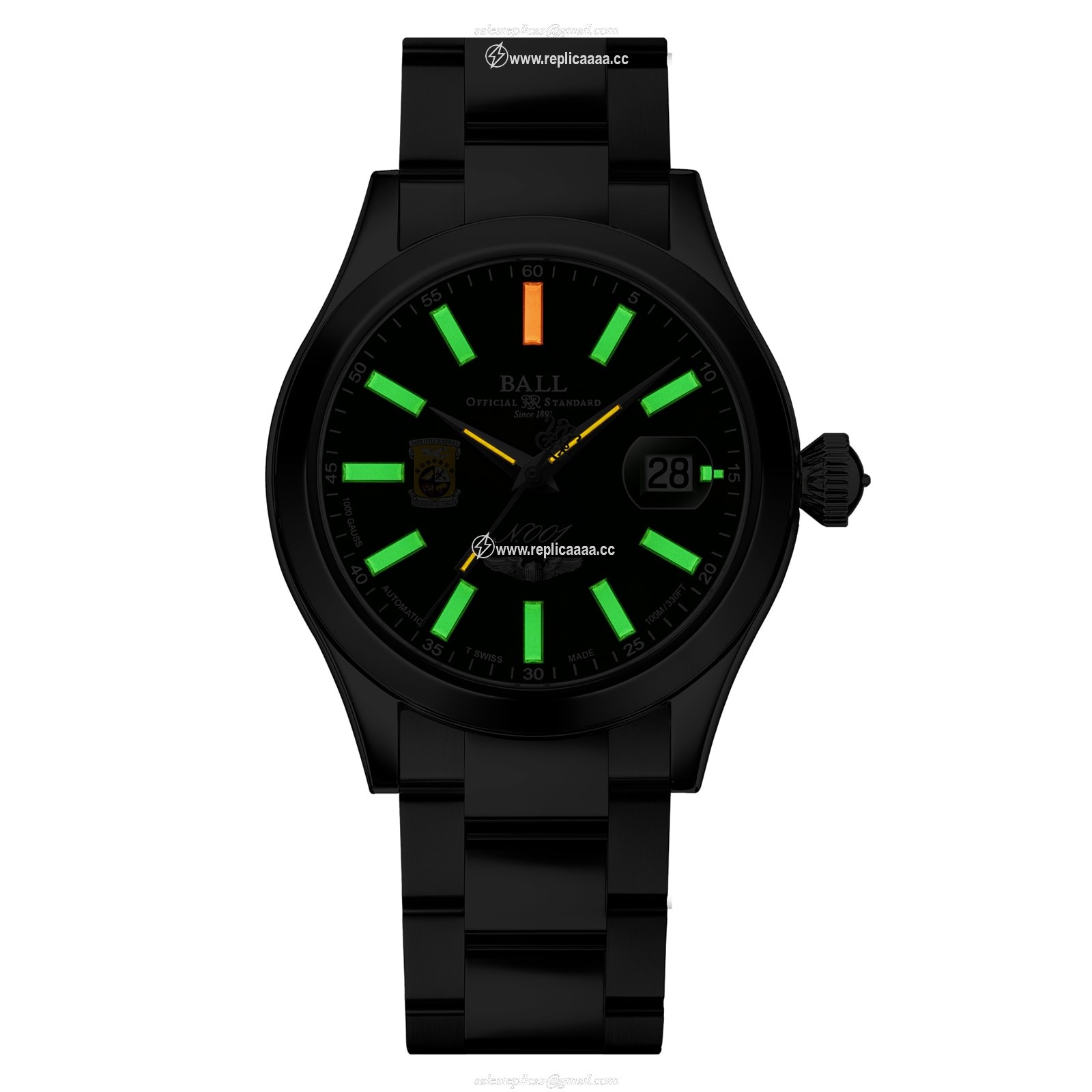Replica BALL Engineer Master II Doolittle Raiders 40mm Mens Green NM3000C-S1-GR