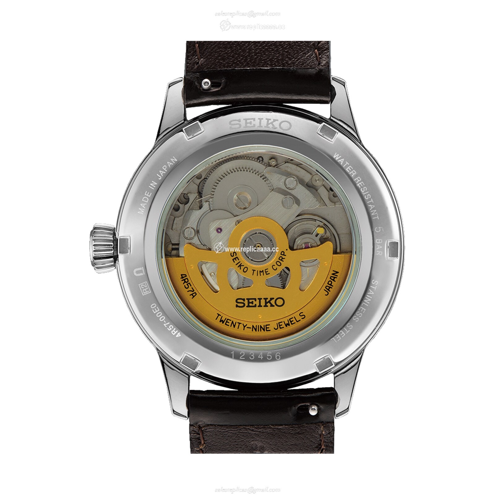 Replica Seiko Midnight Mockingbird' Presage Cocktail Time Power Indicator 40.5mm SSA459J1 2 Replica Seiko Midnight Mockingbird' Presage Cocktail Time Power Indicator 40.5mm SSA459J1