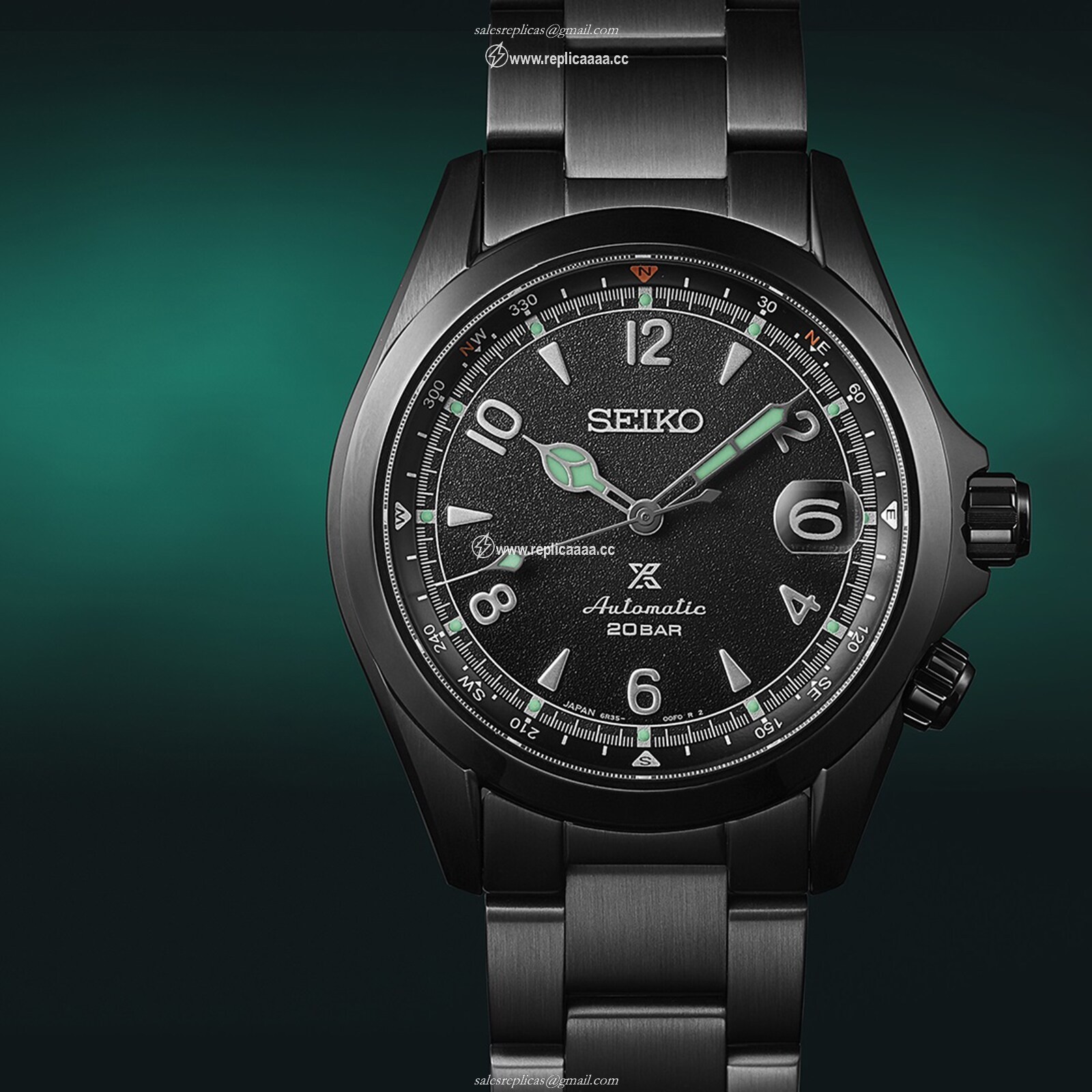 Replica Seiko Prospex 'Black Series Night' Alpinist SPB337J1