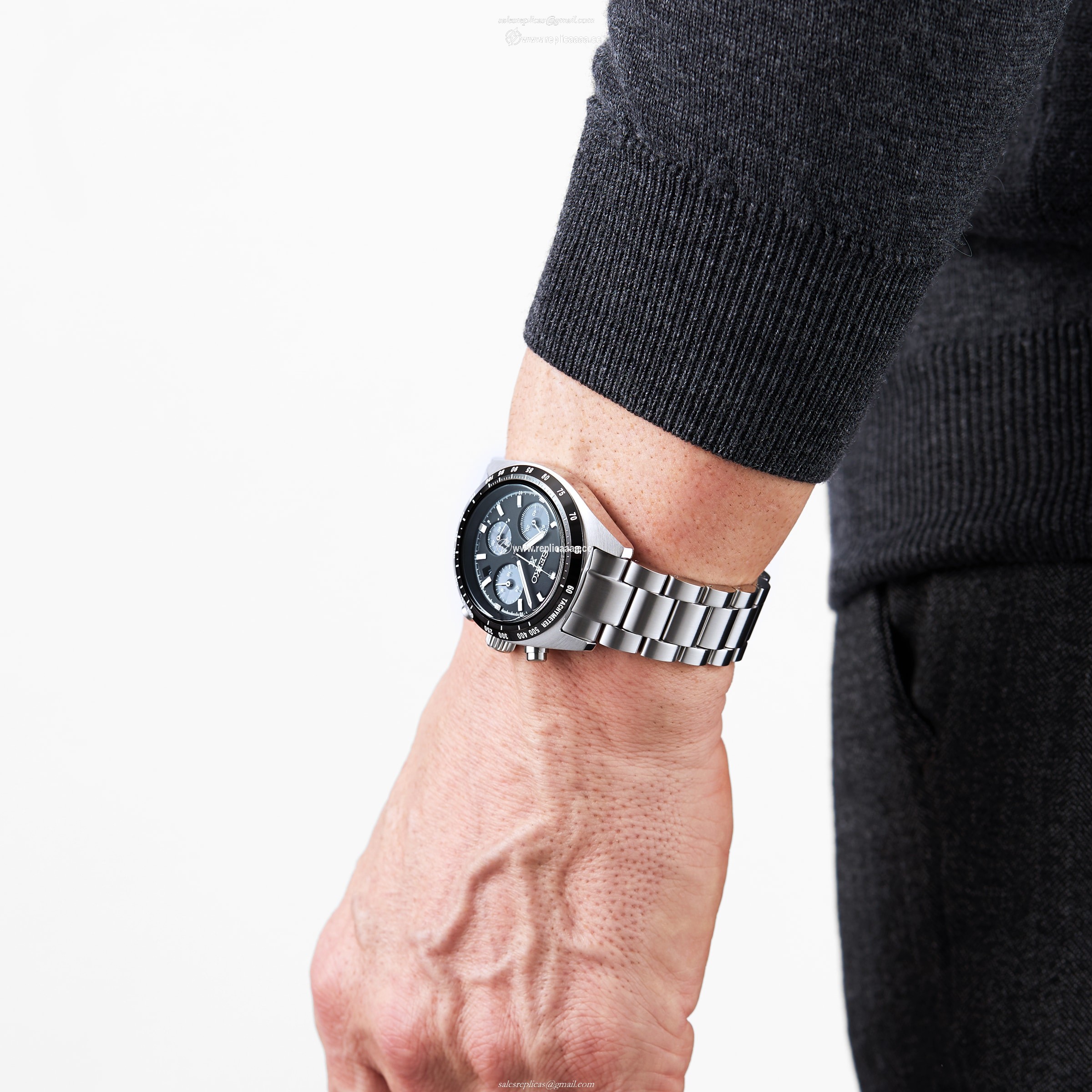 Replica Seiko Speedtimer Solar 1969 Recreation 39mm Mens details SSC819P1 2 Replica Seiko Speedtimer Solar 1969 Recreation 39mm Mens details SSC819P1