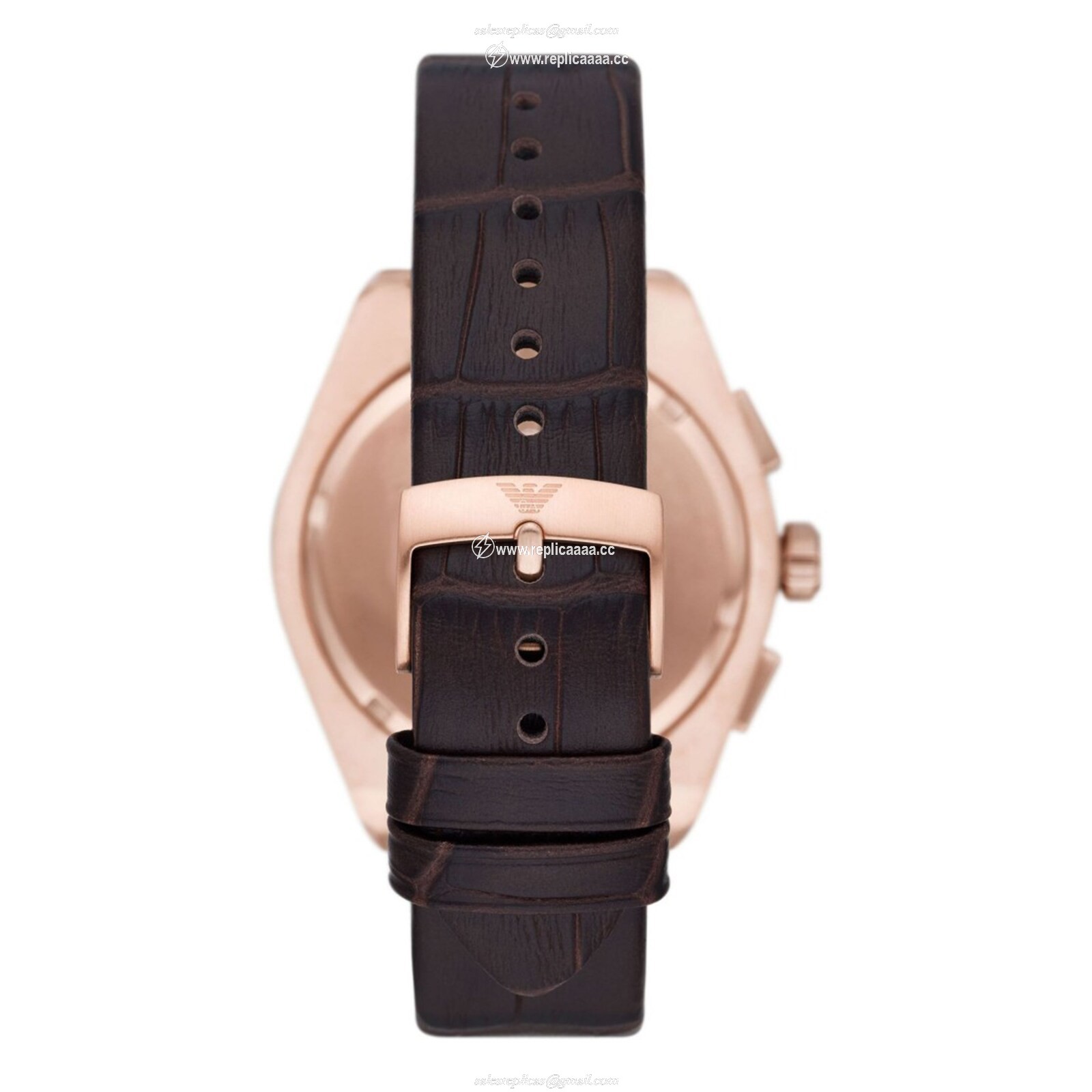 Replica Emporio Armani Federico Mens details 43mm Blue AR11563 2 Replica Emporio Armani Federico Mens details 43mm Blue AR11563