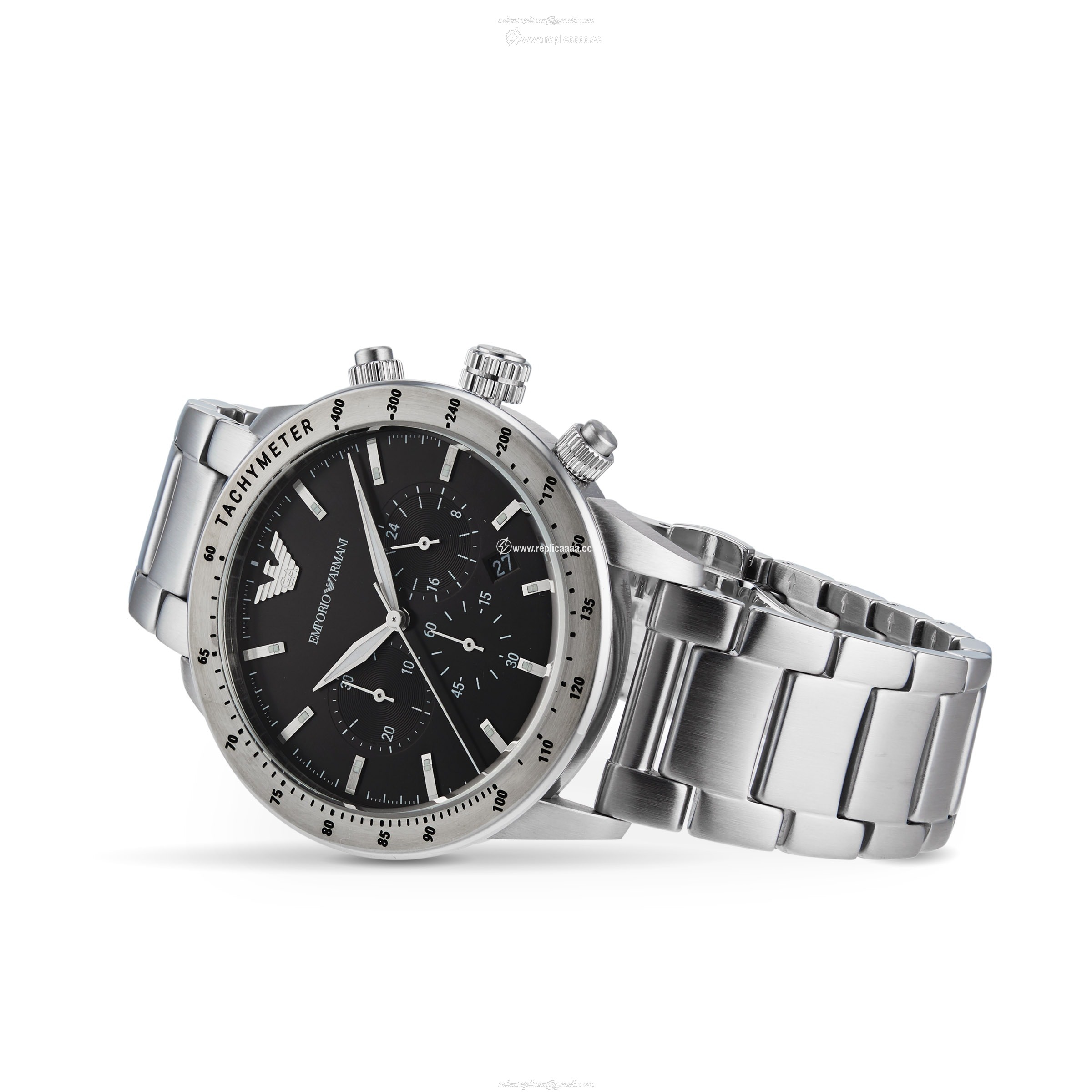 Replica Emporio Armani Stainless Steel Gents details AR11241