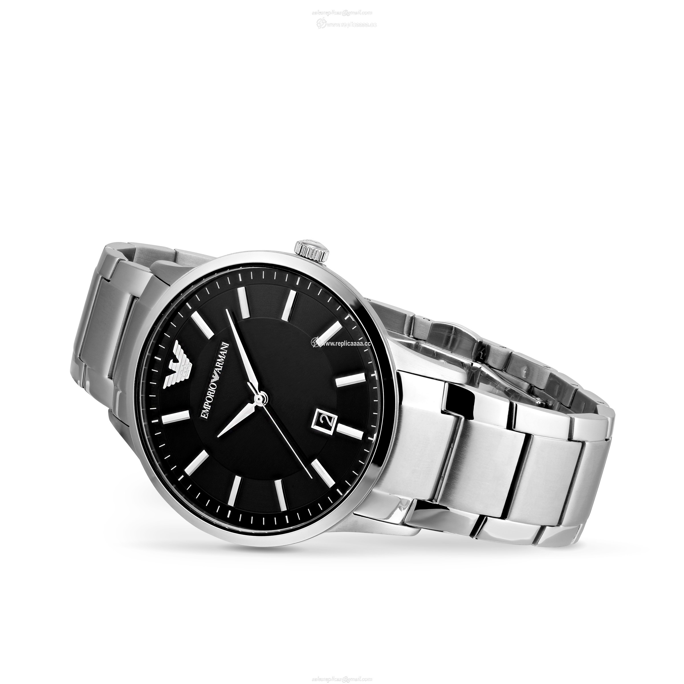 Replica Emporio Armani Black Gents details AR11181