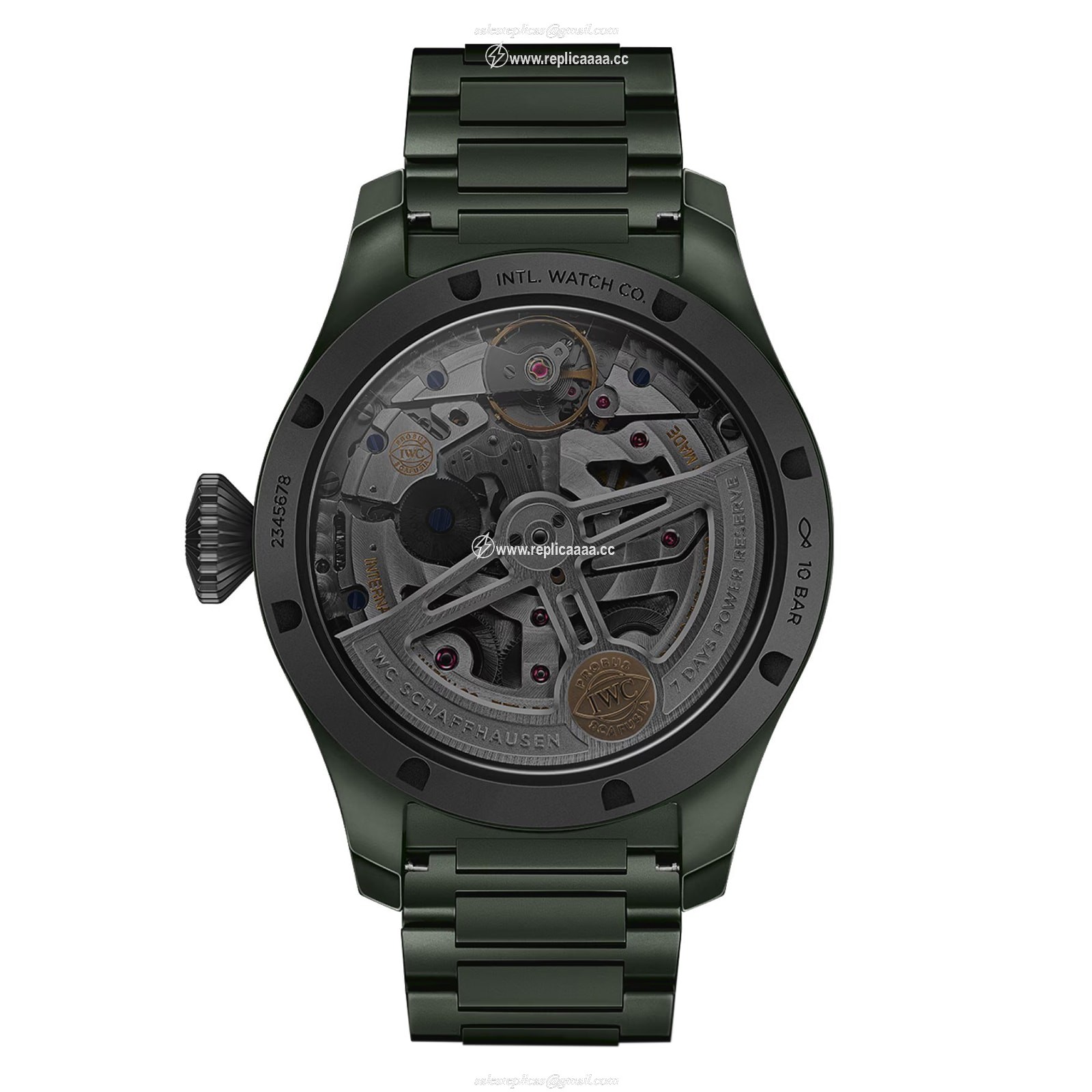 Replica IWC Big Pilot's details Perpetual Calendar Top Gun Woodland IW503101 2 Replica IWC Big Pilot's details Perpetual Calendar Top Gun Woodland IW503101