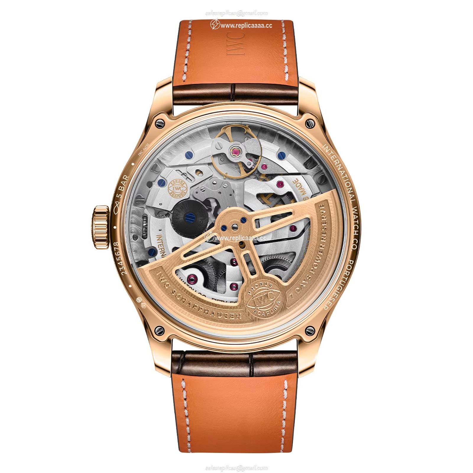 Replica IWC Portugieser Perpetual Calendar 44 Silver Moon IW503701