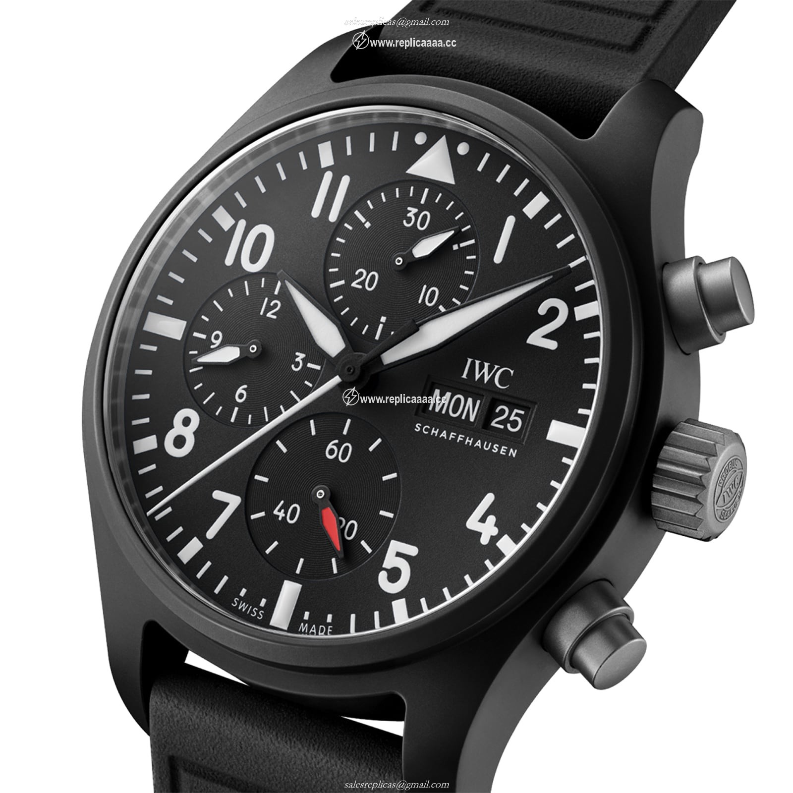Replica IWC Pilot Chronograph Top Gun 41mm Mens details IW389401 2 Replica IWC Pilot Chronograph Top Gun 41mm Mens details IW389401