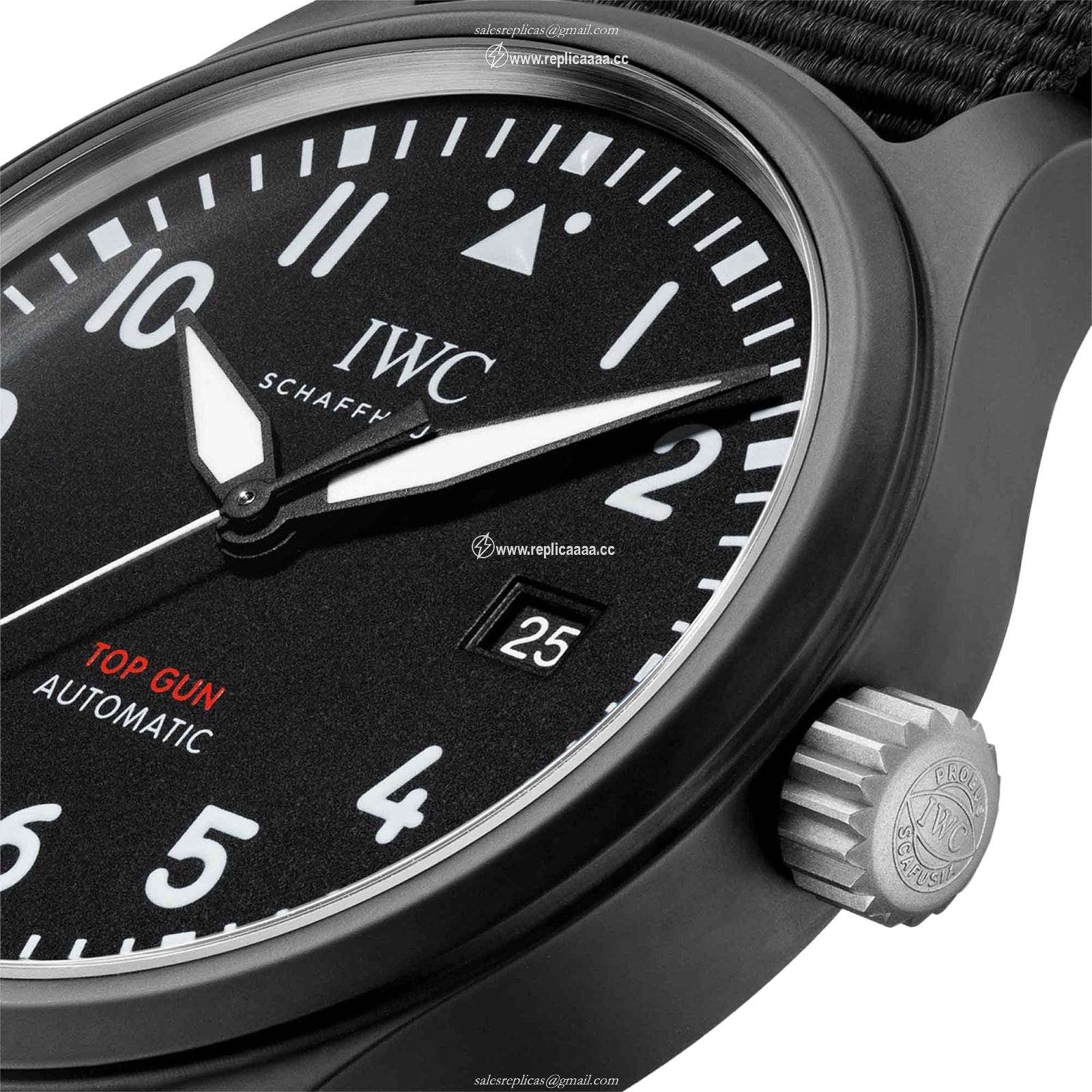 Replica IWC Pilot's Automatic 41mm Mens details Black IW326906