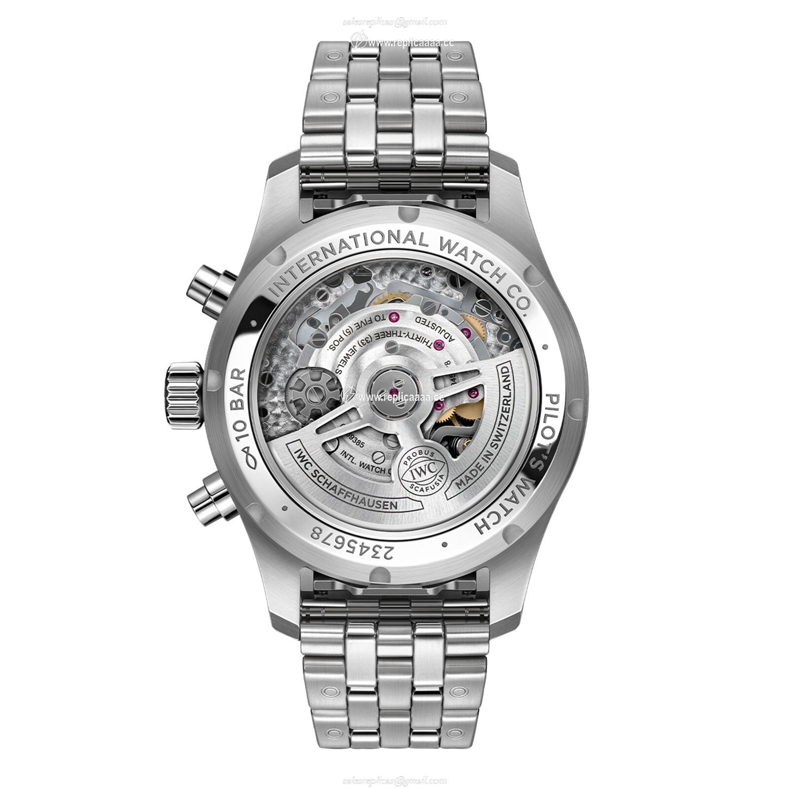 Replica IWC Pilot Chronograph 41mm Mens details Black IW388113