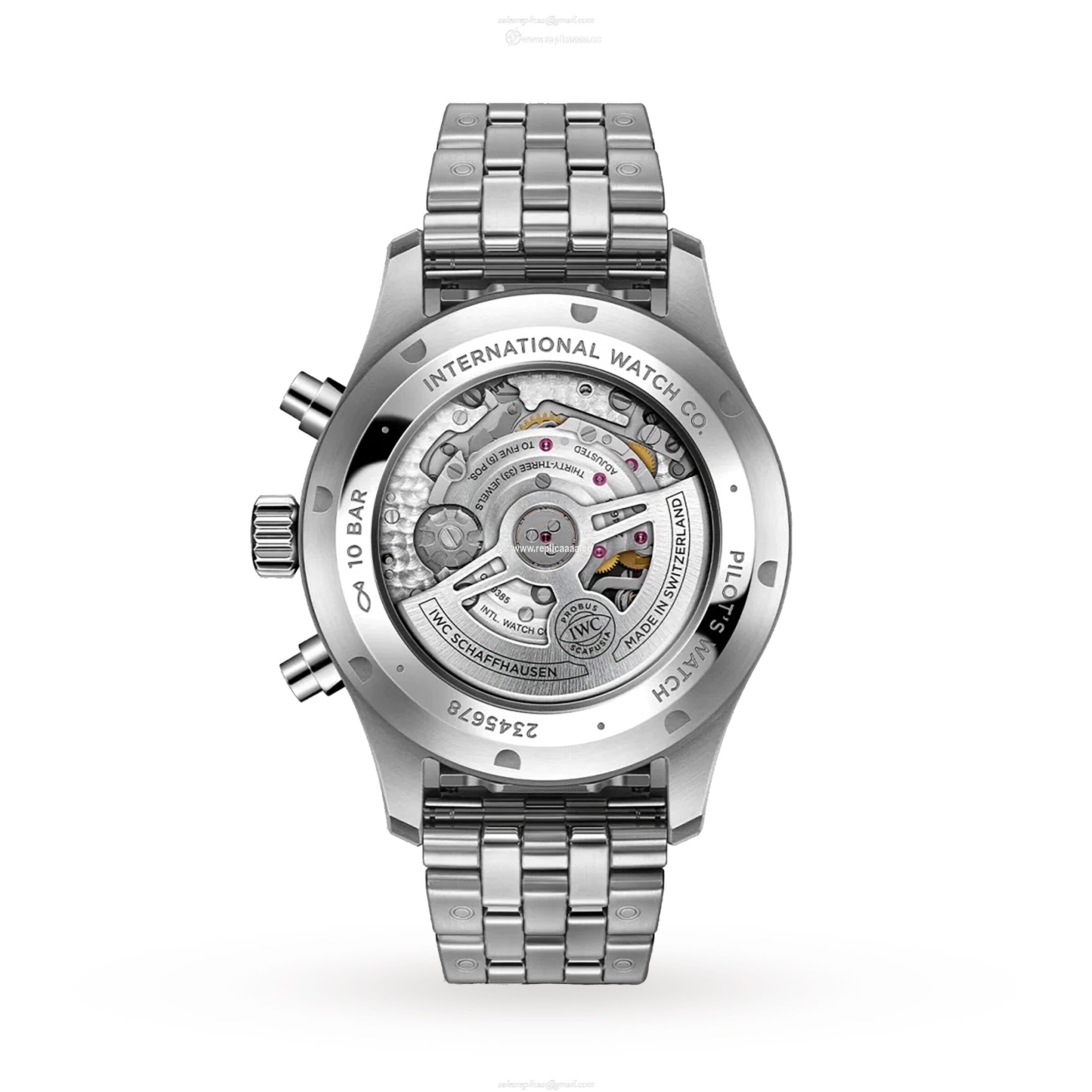 Replica IWC Pilot's details Chronograph Edition The Last Flight 43mm IW378006
