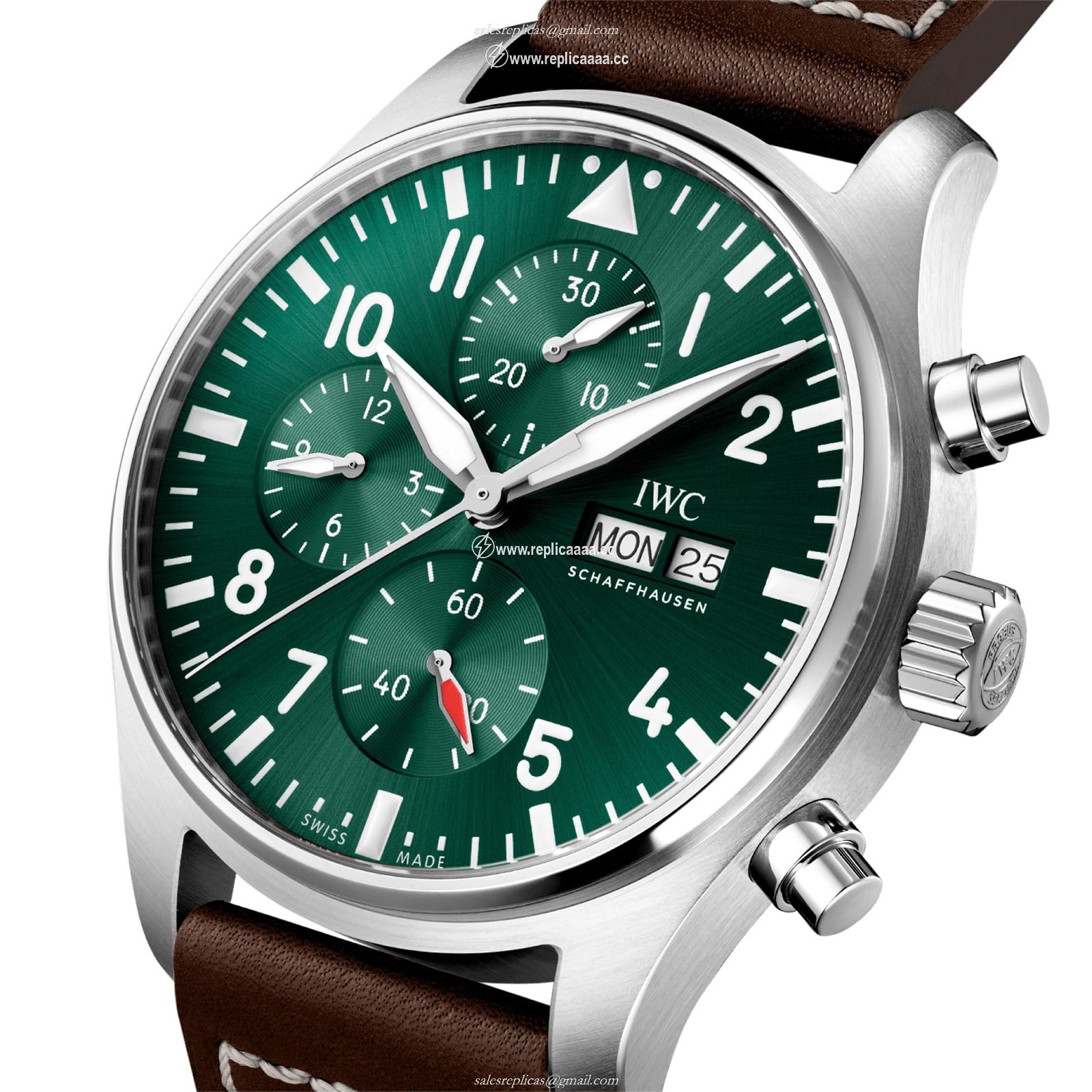 Replica IWC Pilot's Chronograph 43mm Mens details IW378005