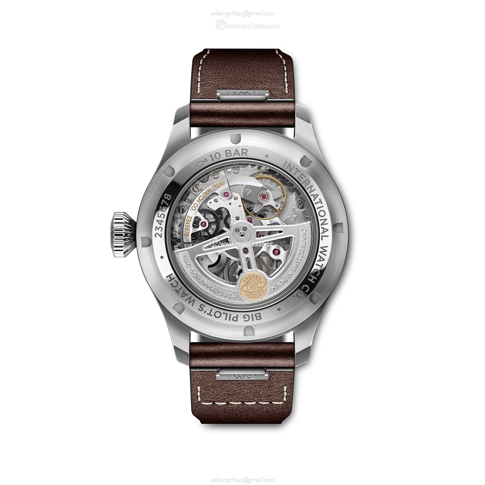 Replica IWC Big Pilot's 43mm Mens details IW329301 2 Replica IWC Big Pilot's 43mm Mens details IW329301