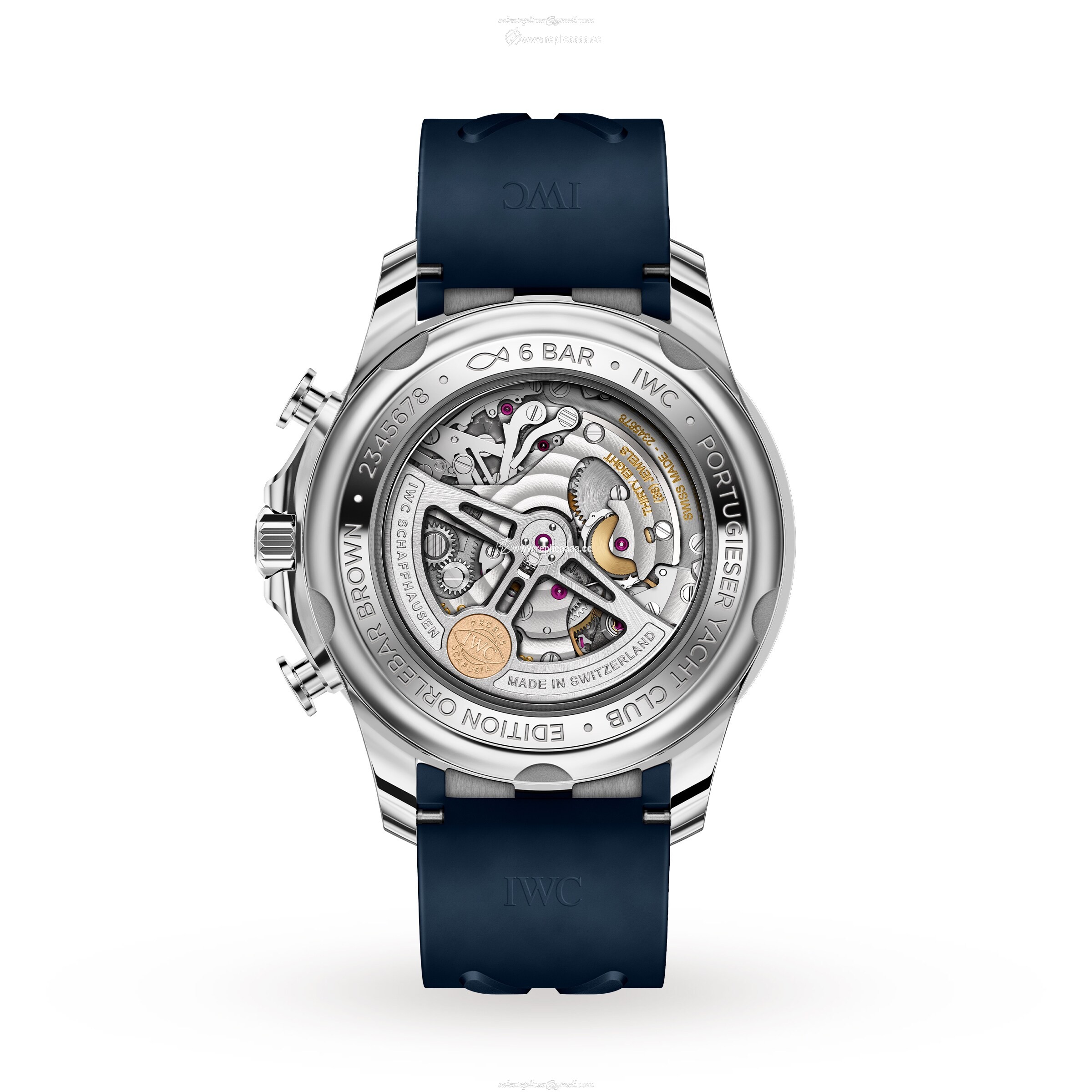 Replica IWC Orlebar Brown Portugieser Yacht Club Chronograph IW390704 2 Replica IWC Orlebar Brown Portugieser Yacht Club Chronograph IW390704