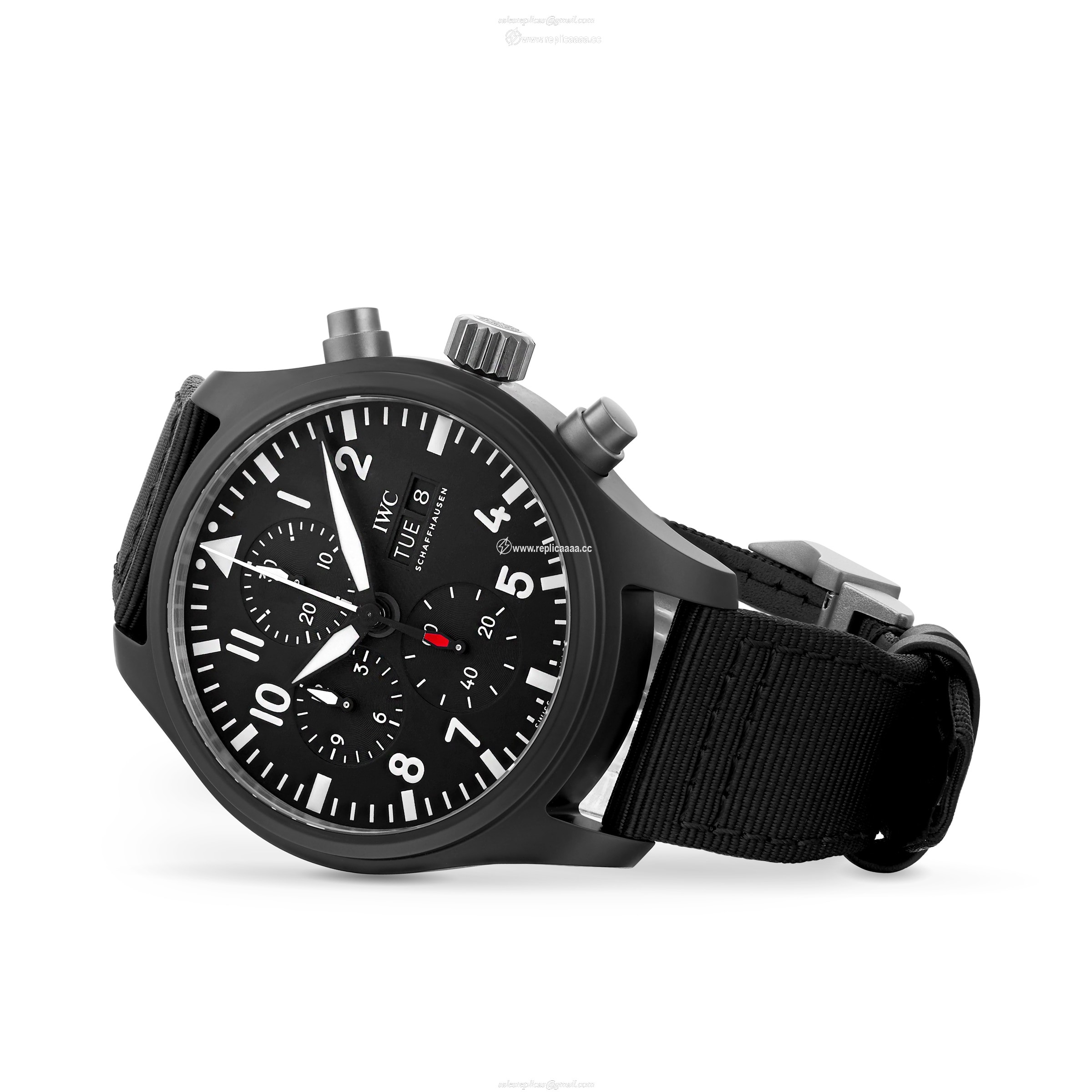 Replica IWC Pilot's TOP GUN 44.5mm Mens details IW389101 2 Replica IWC Pilot's TOP GUN 44.5mm Mens details IW389101