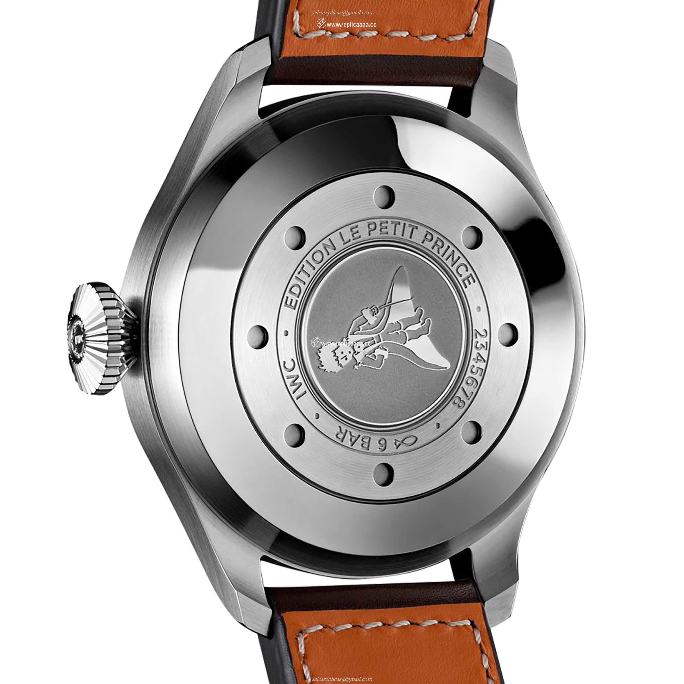 Replica IWC Big Pilot's 'Le Petit Prince' 46mm Mens details IW501002