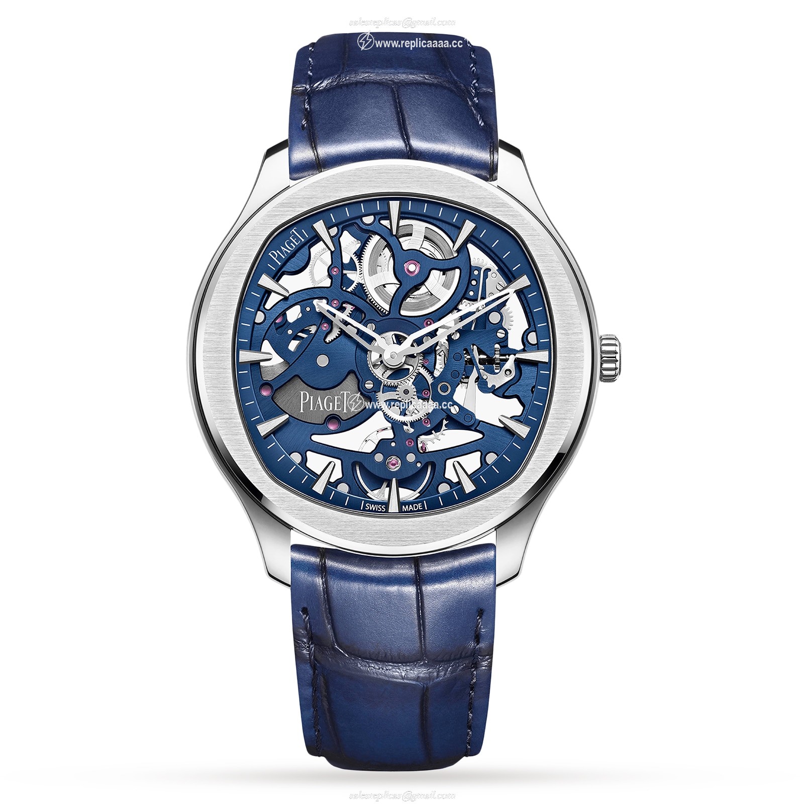 Replica Piaget Polo Skeleton 42mm Mens details G0A45004