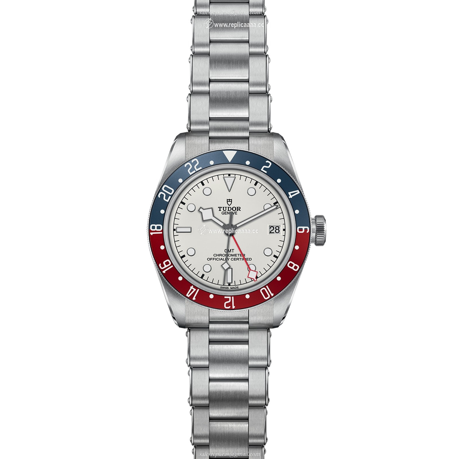 Replica Tudor Black Bay GMT Manufacture Calibre MT5652 (COSC) 41mm Steel Case Steel Bracelet M79830RB-0010