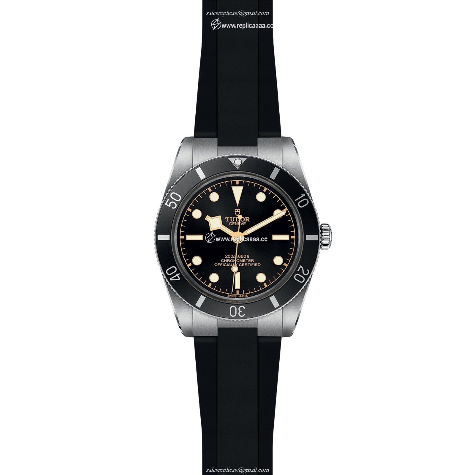 Replica Tudor Black Bay 54 Manufacture Calibre MT5400 (COSC) 37mm Steel Case Black Rubber Strap M79000N-0002 2 Replica Tudor Black Bay 54 Manufacture Calibre MT5400 (COSC) 37mm Steel Case Black Rubber Strap M79000N-0002