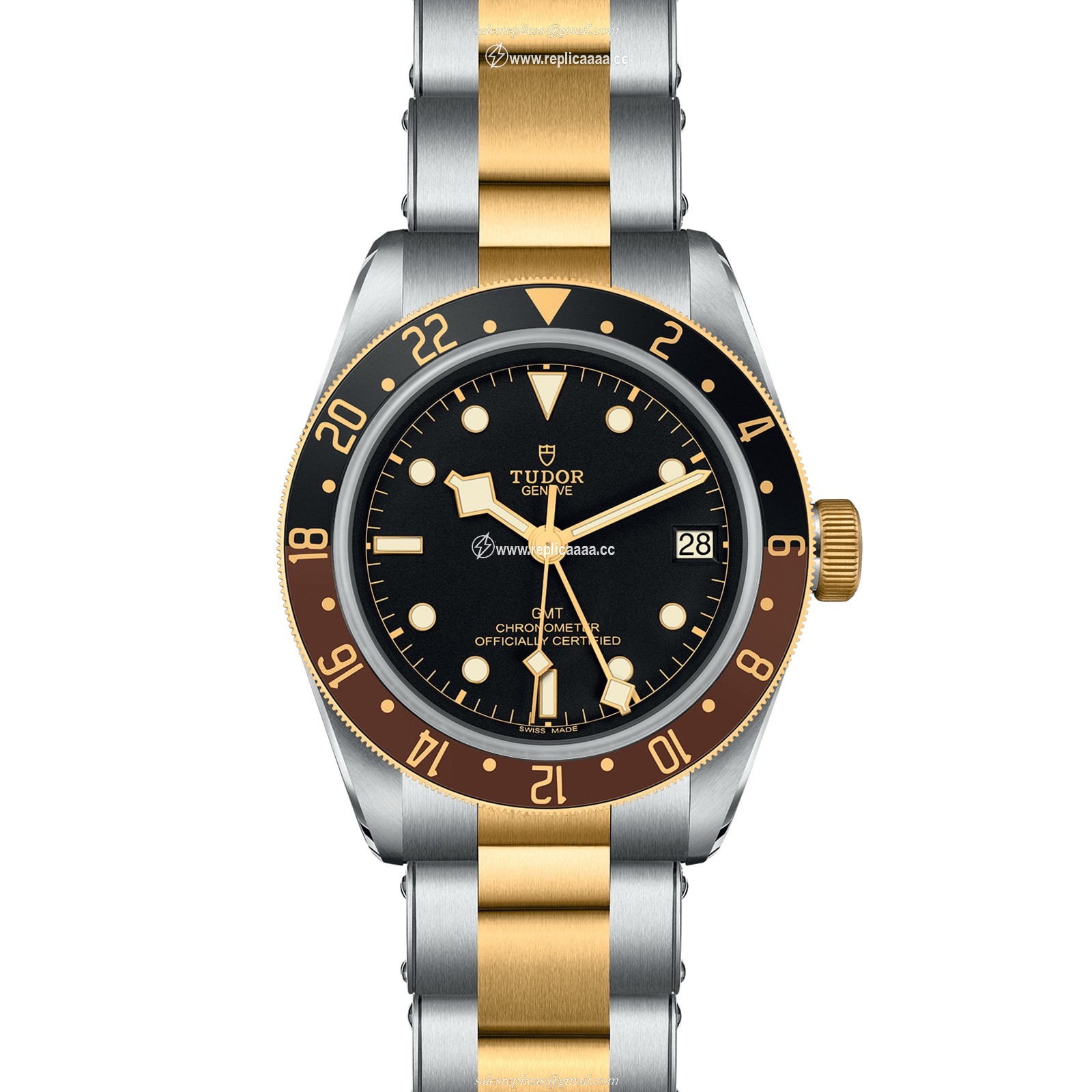 Replica Tudor Black Bay GMT S G 41mm M79833MN-0001