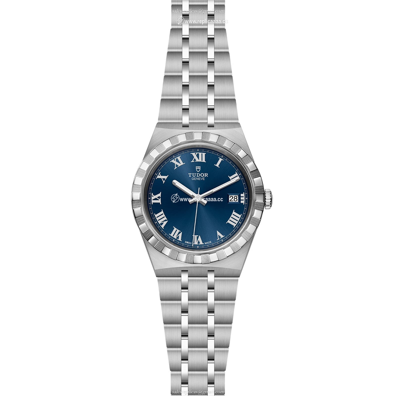 Replica Tudor Royal Date 38mm Stainless Steel M28500-0005 2 Replica Tudor Royal Date 38mm Stainless Steel M28500-0005