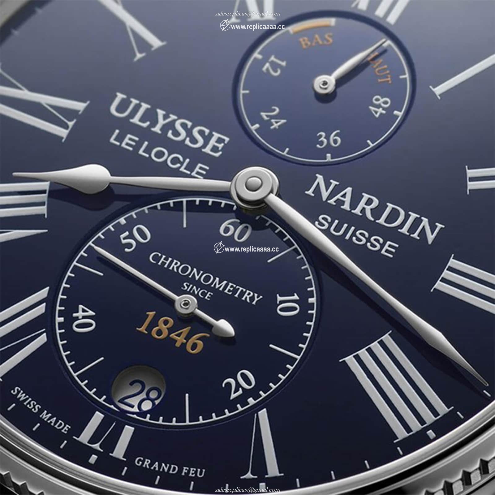 Replica Ulysse Nardin Marine Torpilleur 42mm Stainless Steel Case And Bezel 1183-310LE-3AE-175/1B 2 Replica Ulysse Nardin Marine Torpilleur 42mm Stainless Steel Case And Bezel 1183-310LE-3AE-175/1B