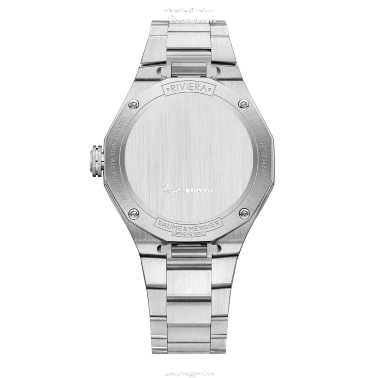 Replica Baume & Mercier Riviera 36mm Mens details - Blue M0A10612 2 Replica Baume & Mercier Riviera 36mm Mens details - Blue M0A10612
