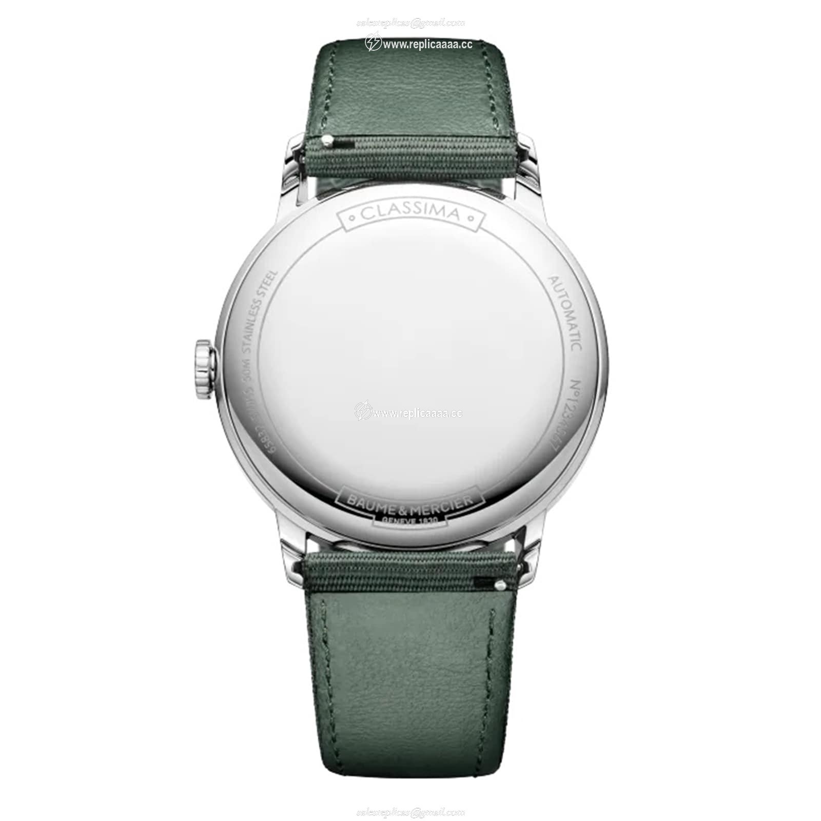 Replica Baume & Mercier Classima 42mm Mens details Green M0A10696