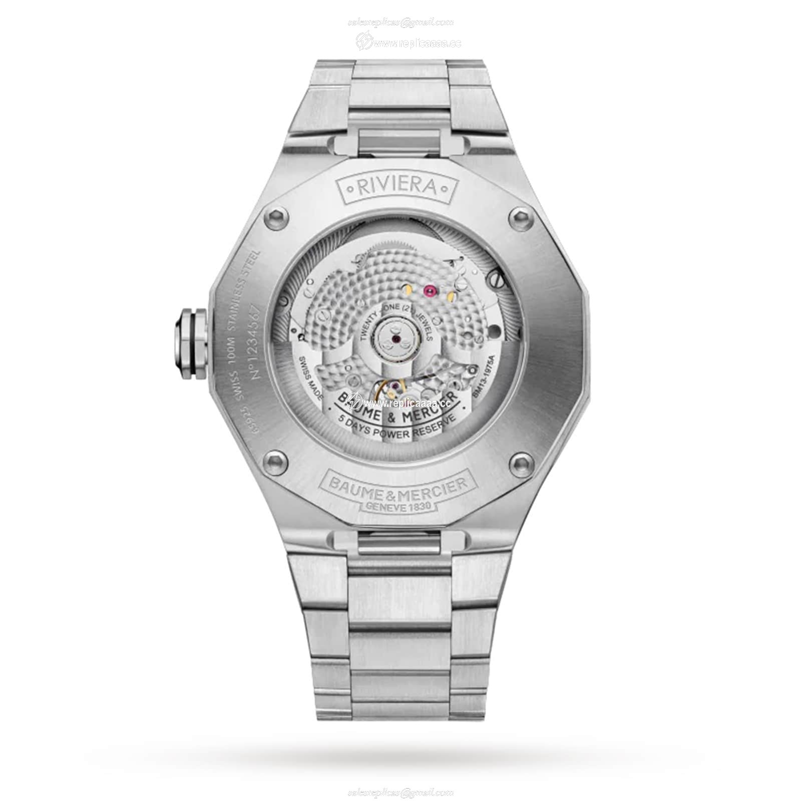 Replica Baume & Mercier Riviera 42mm Mens details BM0A10702