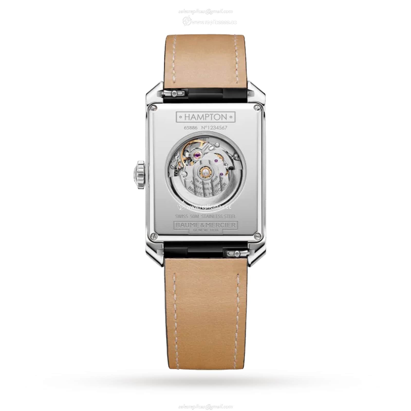 Replica Baume & Mercier Hampton Automatic 43mm X 27.5mm Mens details BM0A10522