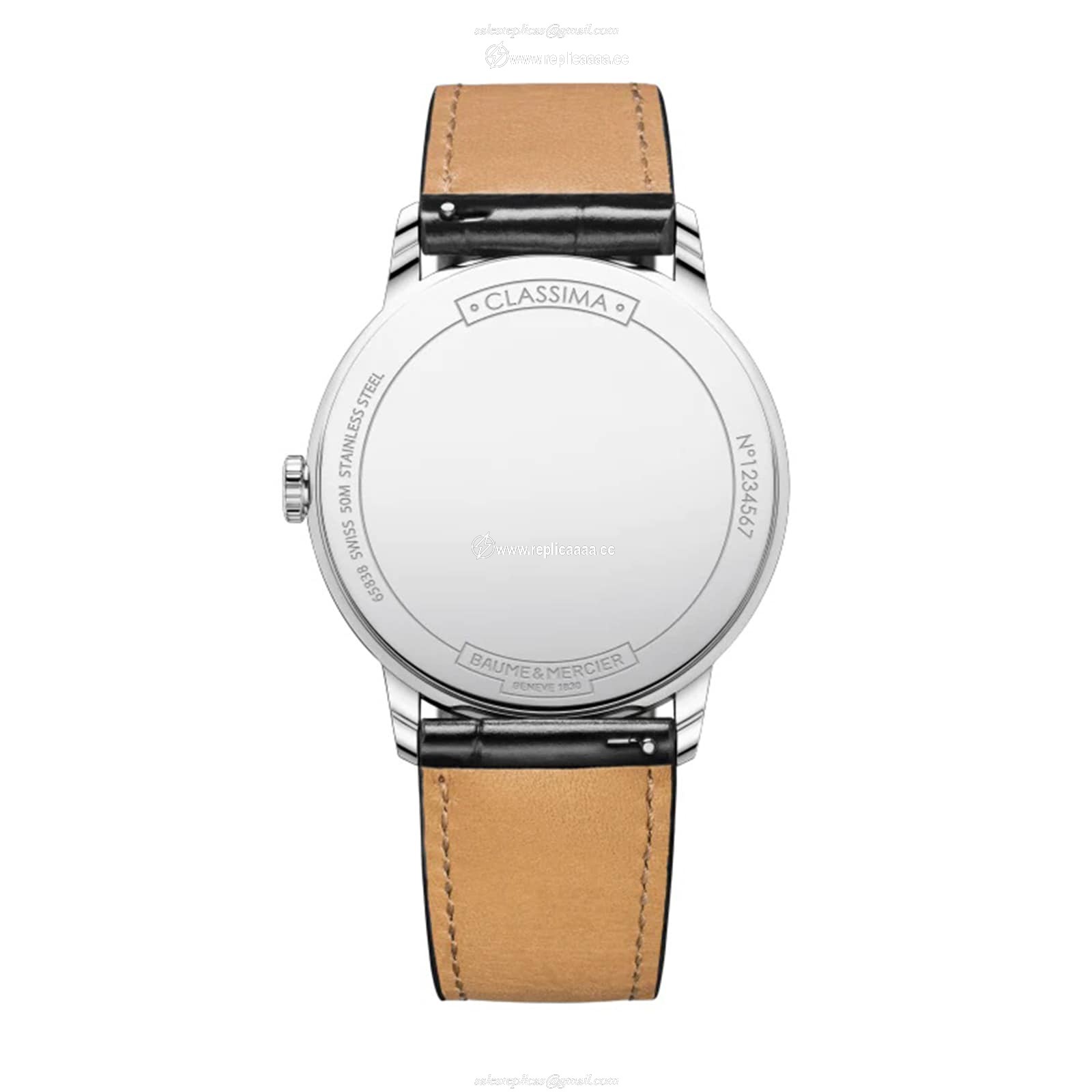 Replica Baume & Mercier Classima 42mm Mens details White M0A10414
