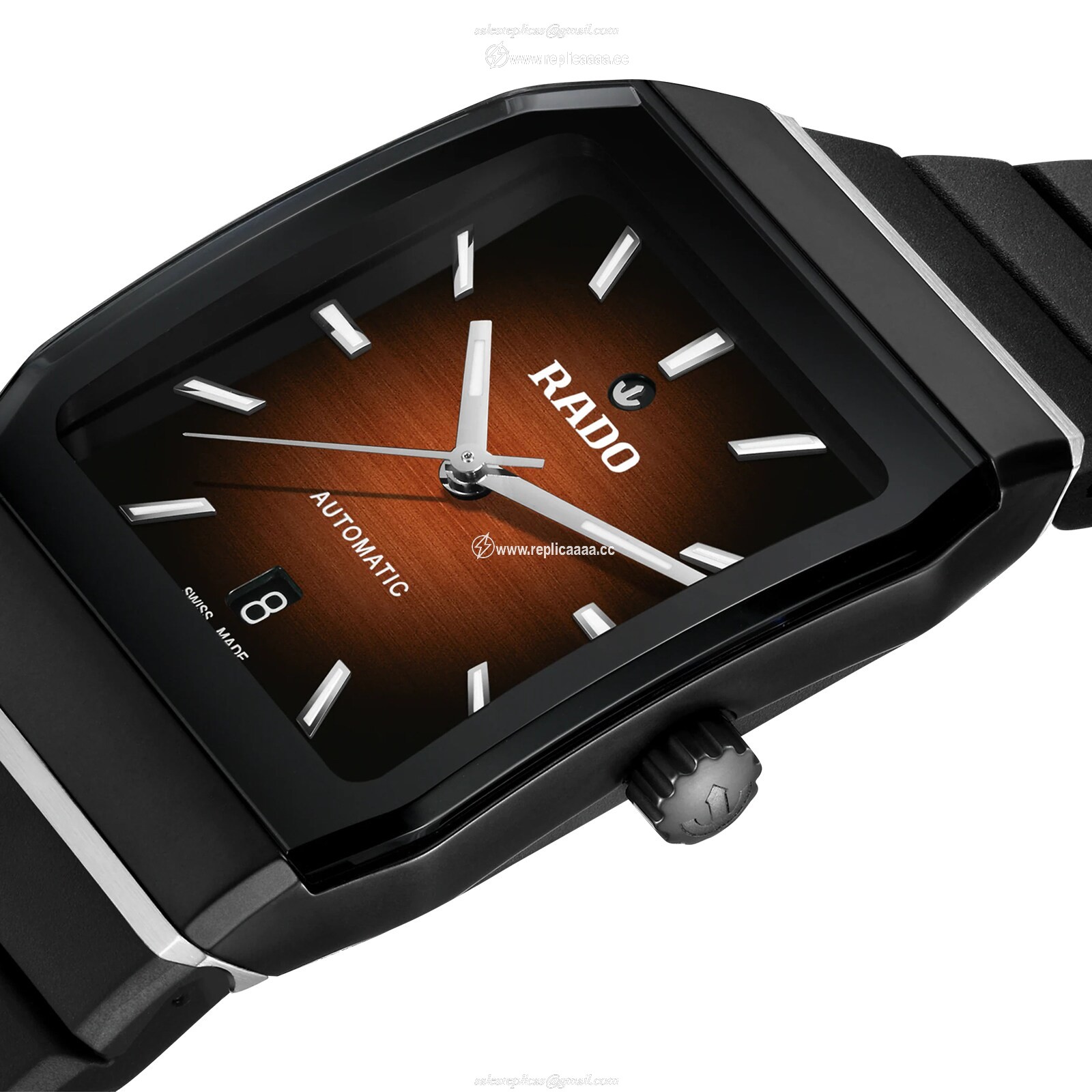 Replica Rado Anatom Automatic 32.5mm Unisex details Brown R10202309 2 Replica Rado Anatom Automatic 32.5mm Unisex details Brown R10202309