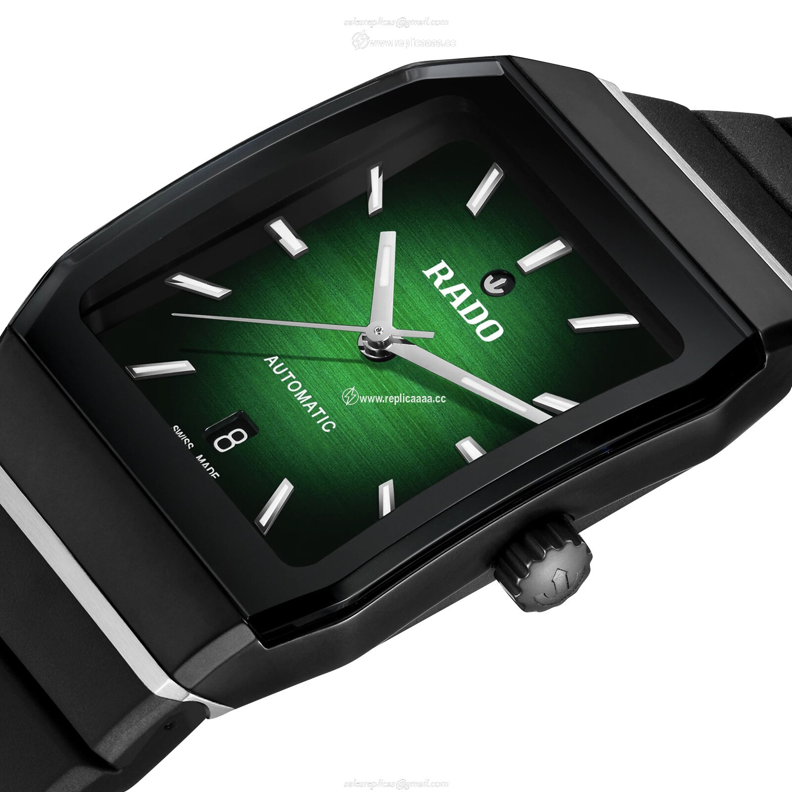 Replica Rado Anatom Automatic 32.5mm Unisex details Green R10202319 2 Replica Rado Anatom Automatic 32.5mm Unisex details Green R10202319