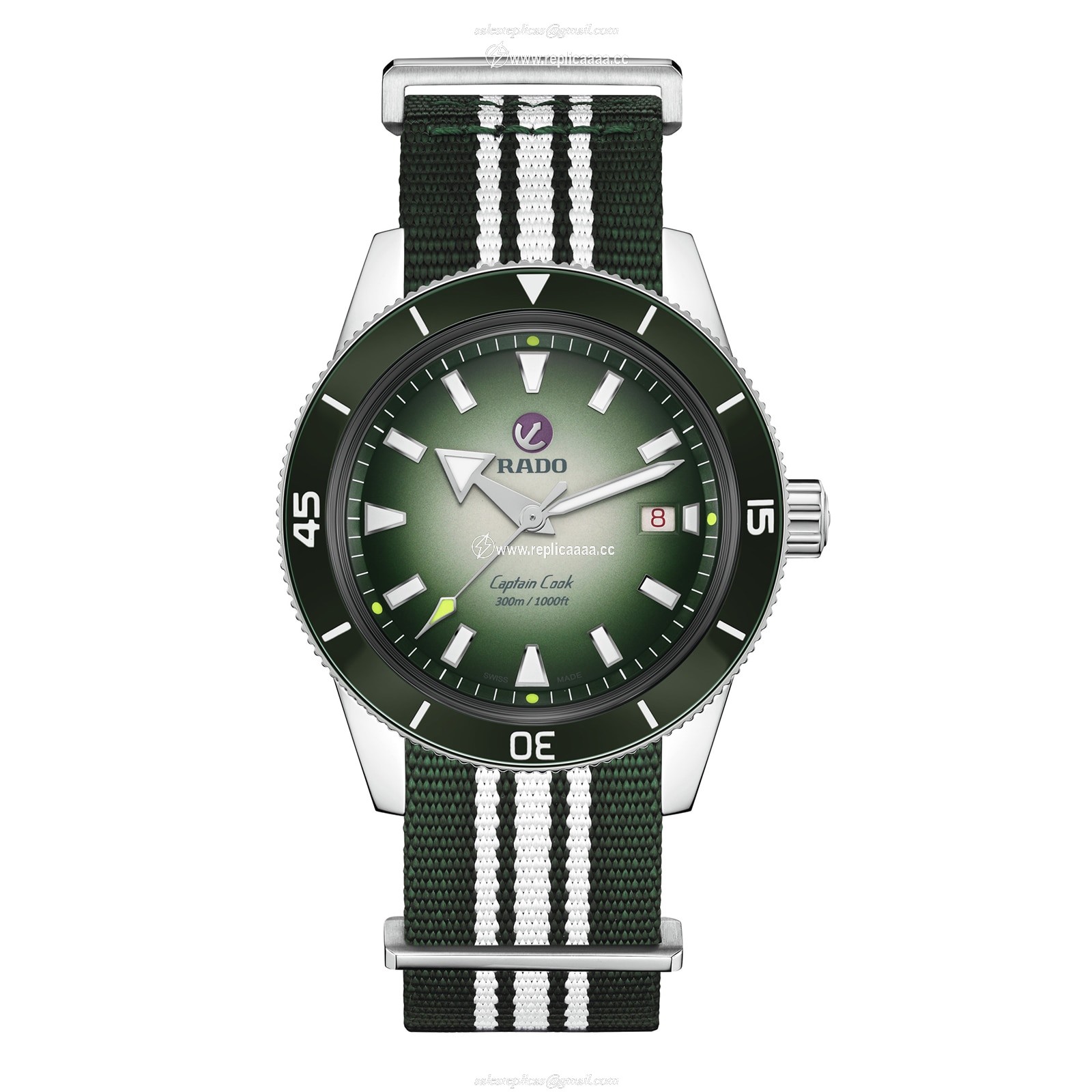 Replica Rado Captain Cook X Cameron Norrie Limited Edition 42mm Mens details 3 Strap Set R32149318 2 Replica Rado Captain Cook X Cameron Norrie Limited Edition 42mm Mens details 3 Strap Set R32149318