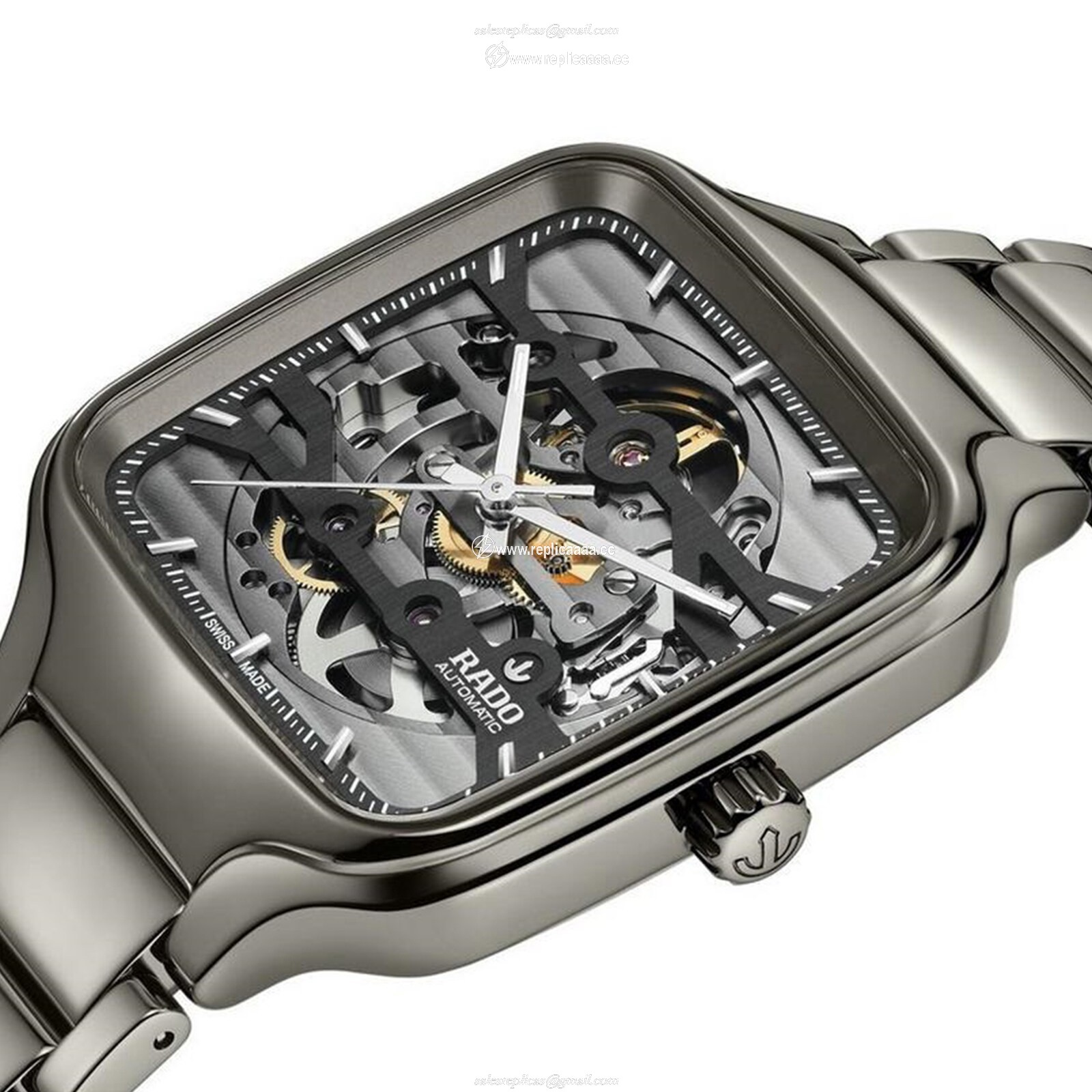 Replica Rado True Square Automatic Skeleton 38mm R27125152
