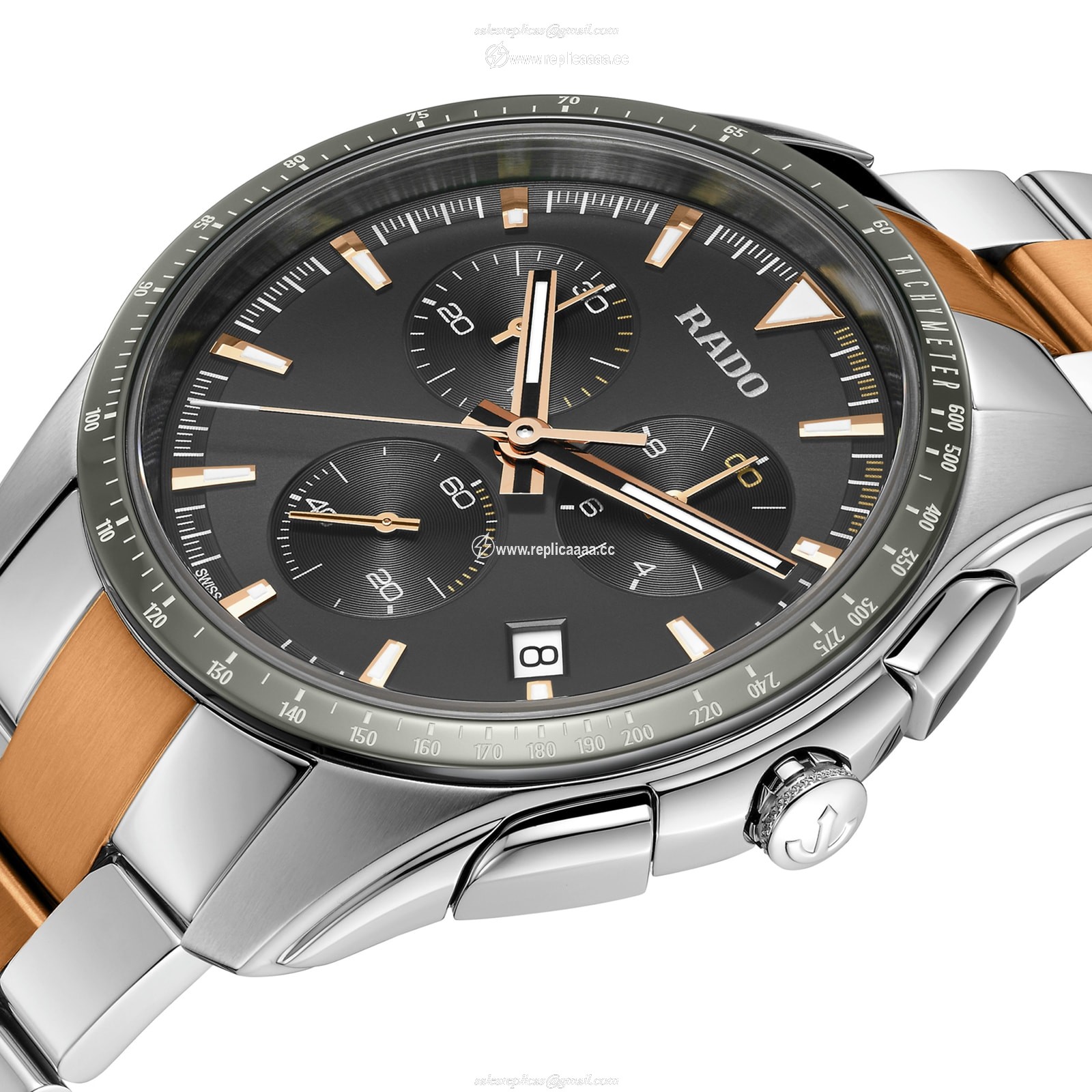 Replica Rado Hyperchrome Chronograph 45mm R32259173