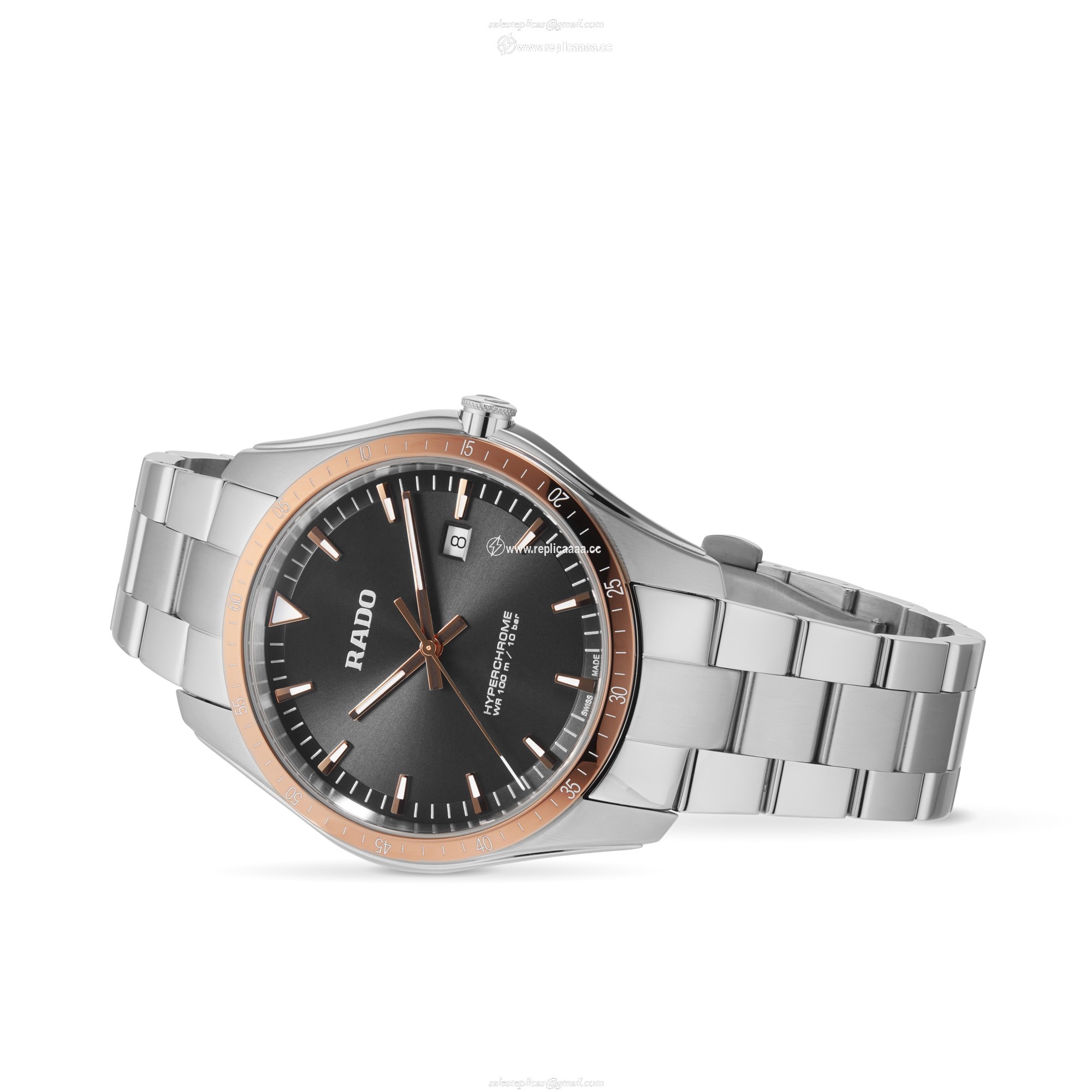 Replica Rado HyperChrome 44.9mm Mens details R32502163