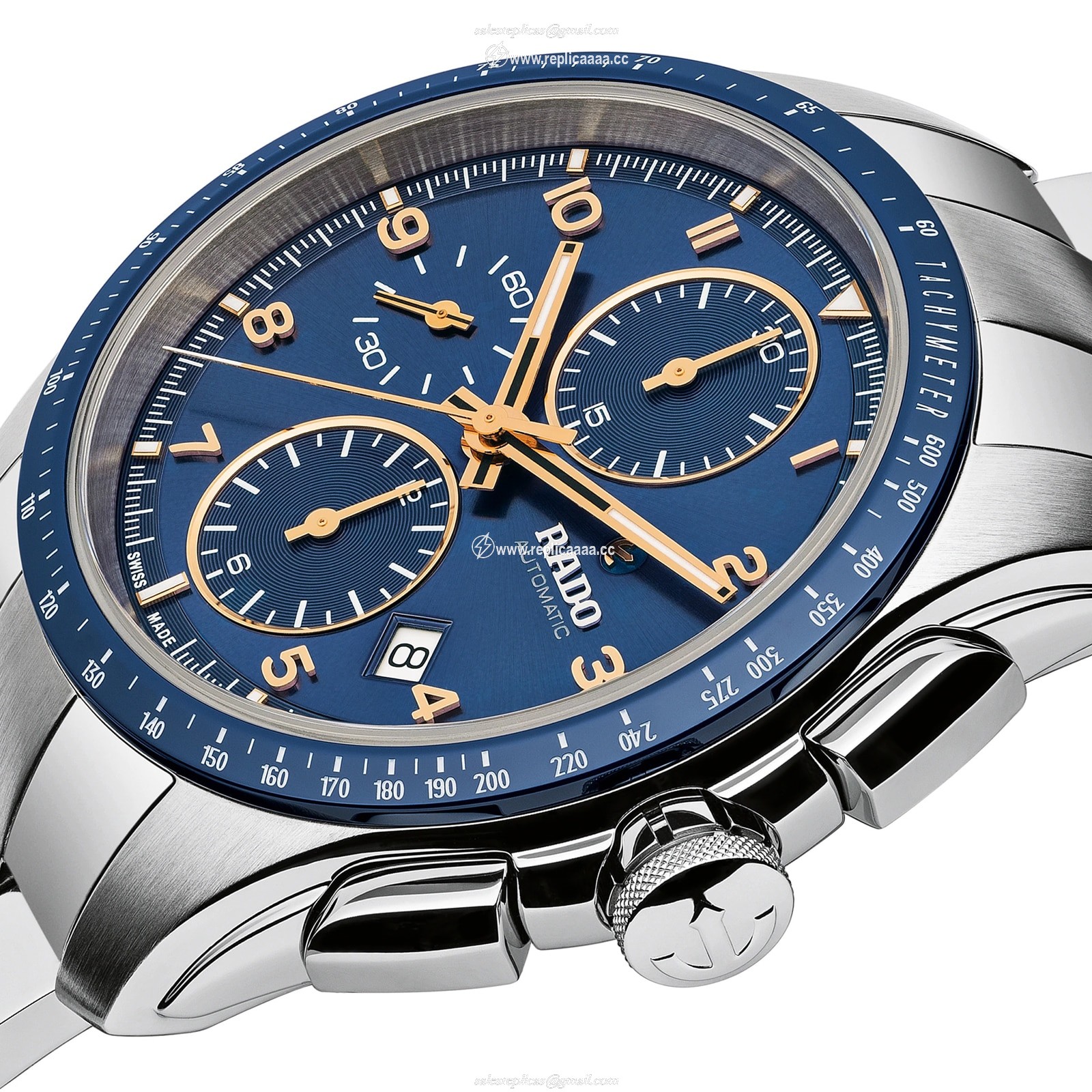 Replica Rado HyperChrome Automatic Chronograph 44mm Mens details R32042203 2 Replica Rado HyperChrome Automatic Chronograph 44mm Mens details R32042203