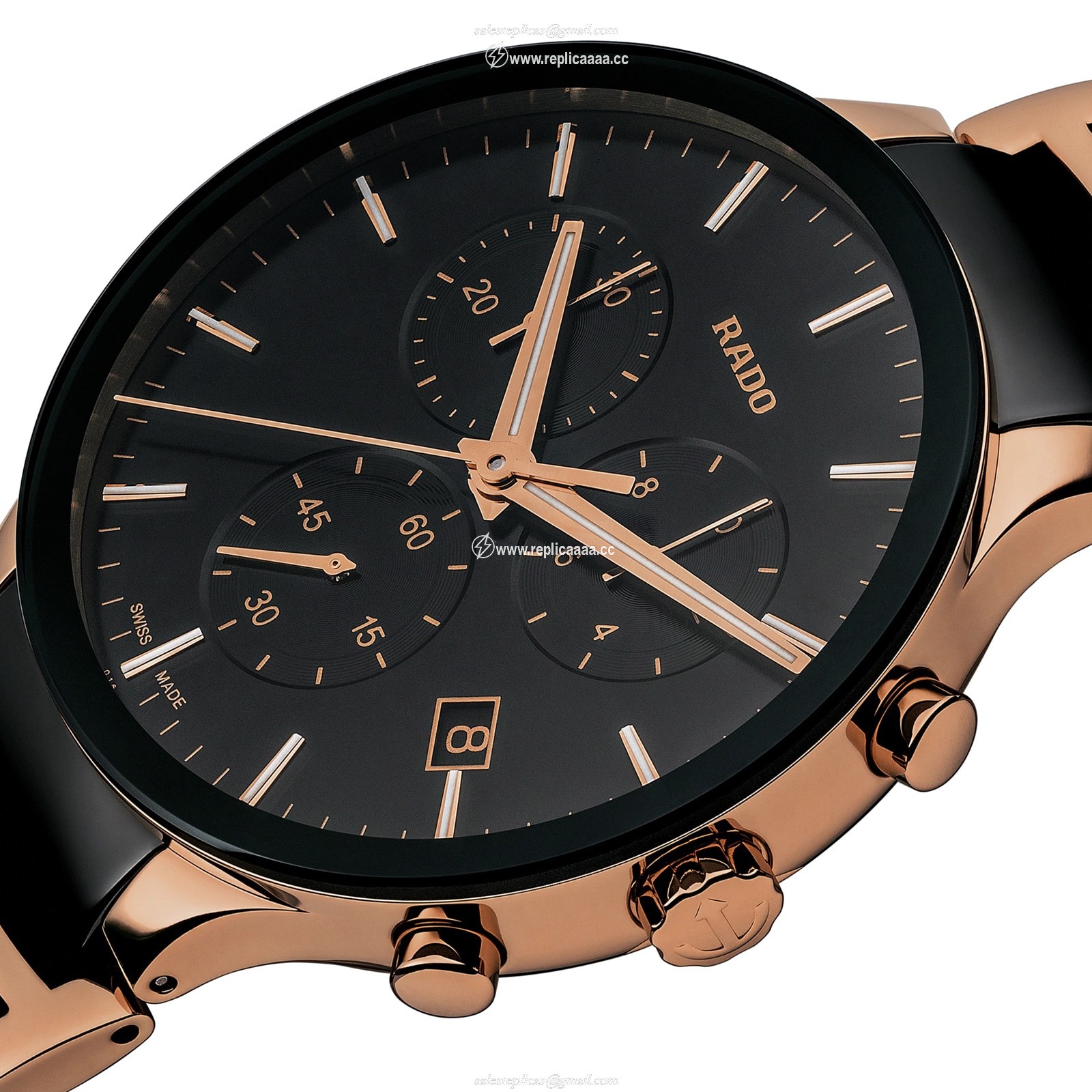 Replica Rado Centrix Chronograph 40mm Mens details R30187172