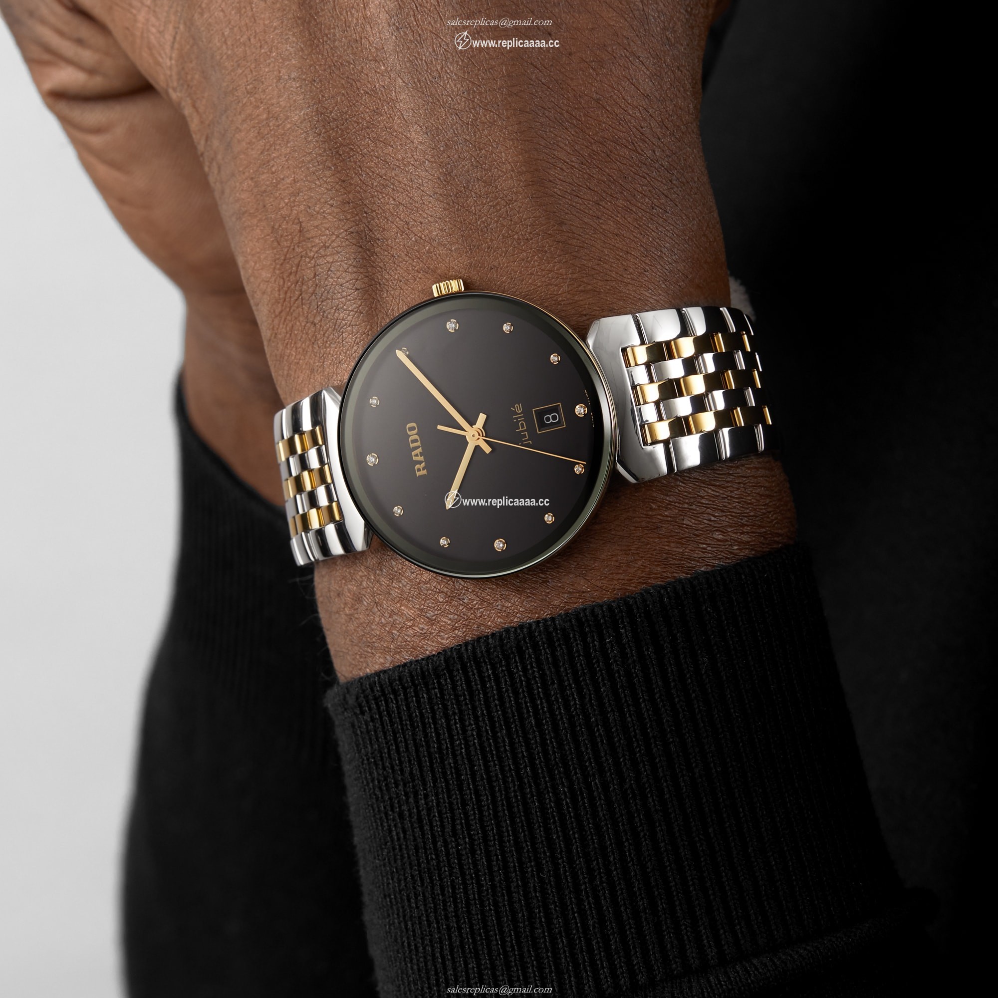 Replica Rado Florence 38mm Mens details Black R48912743 2 Replica Rado Florence 38mm Mens details Black R48912743
