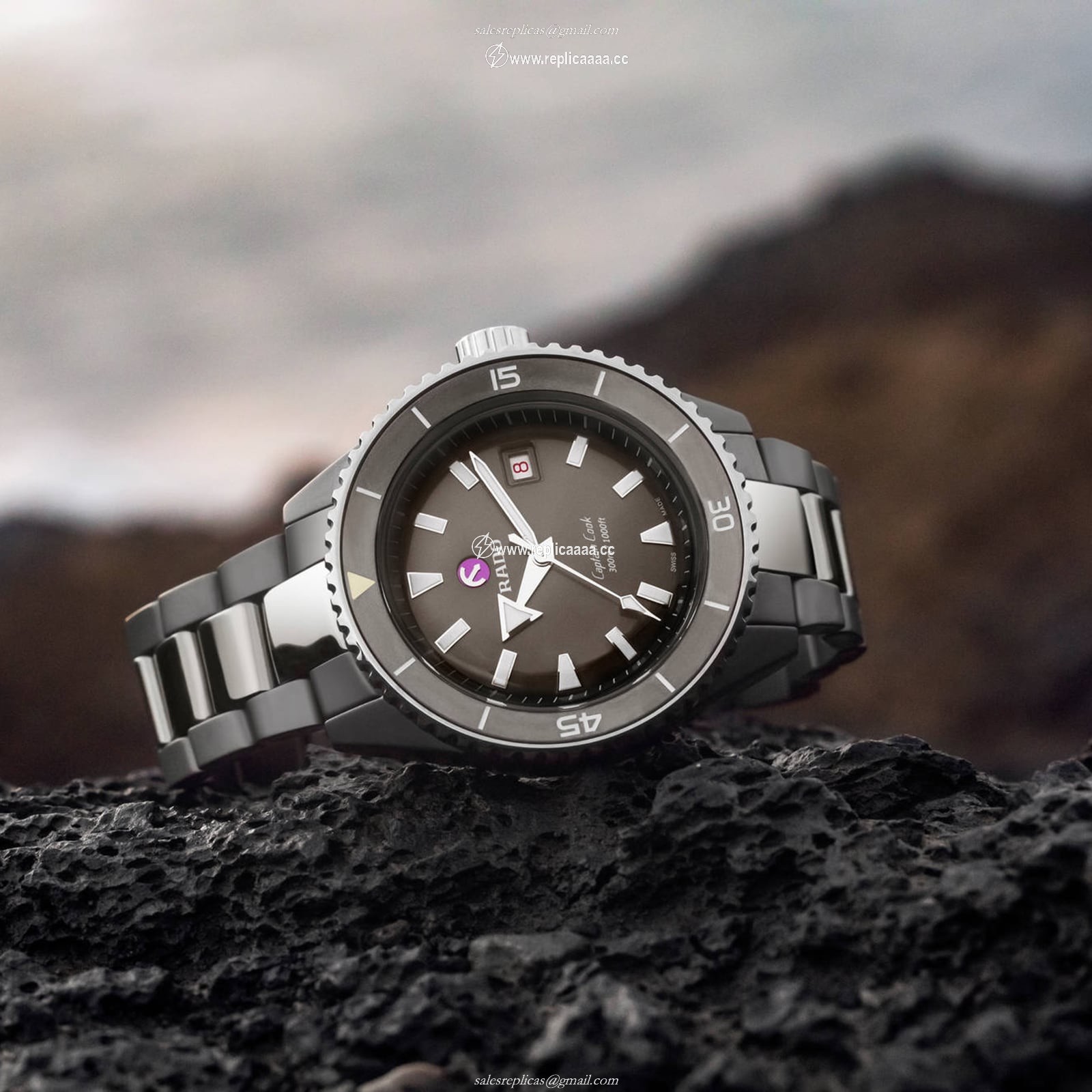 Replica Rado Captain Cook High-Tech Ceramic Diver R32144102