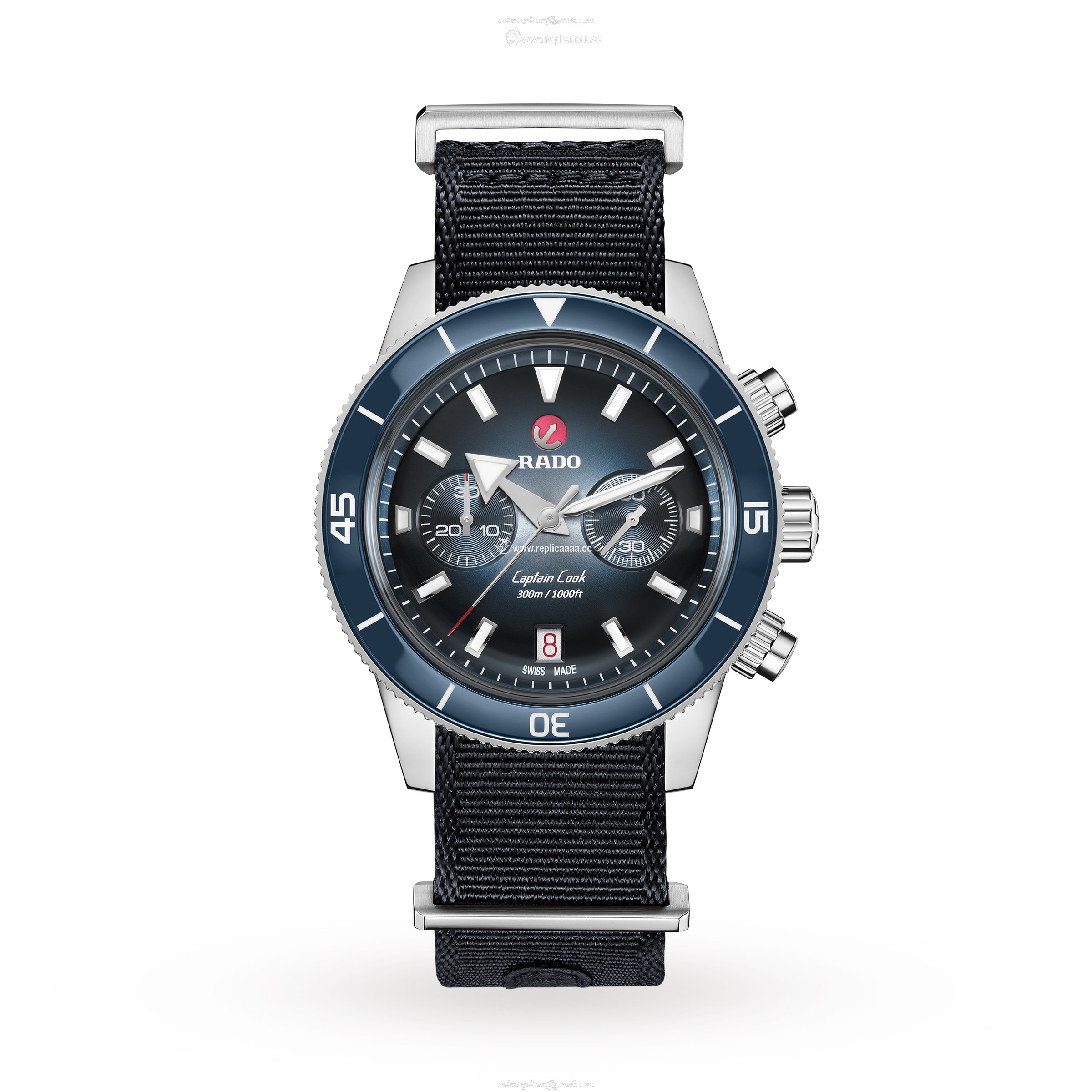 Replica Rado Captain Cook Chronograph 43mm R32145208