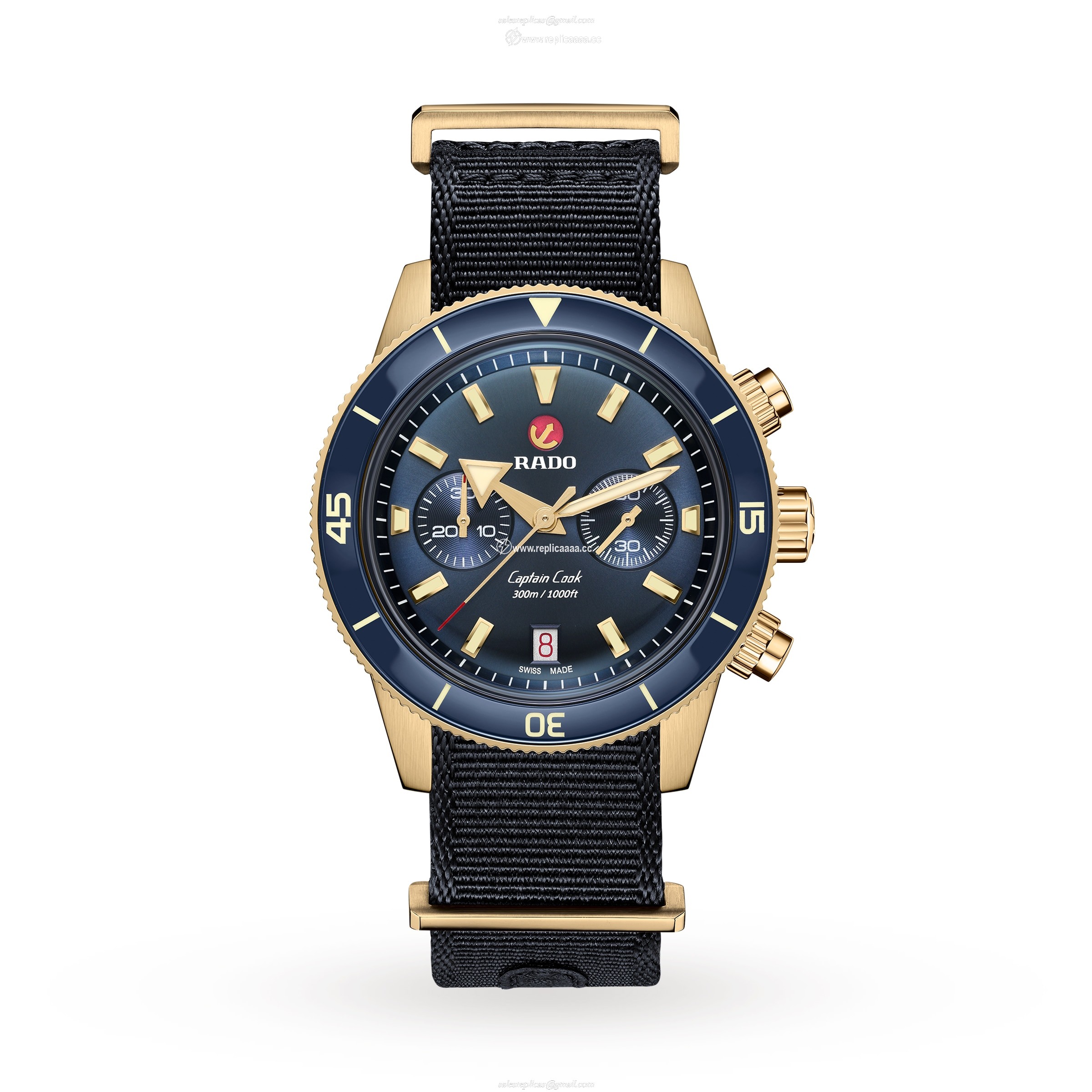 Replica Rado Captain Cook Chronograph 43mm R32146208