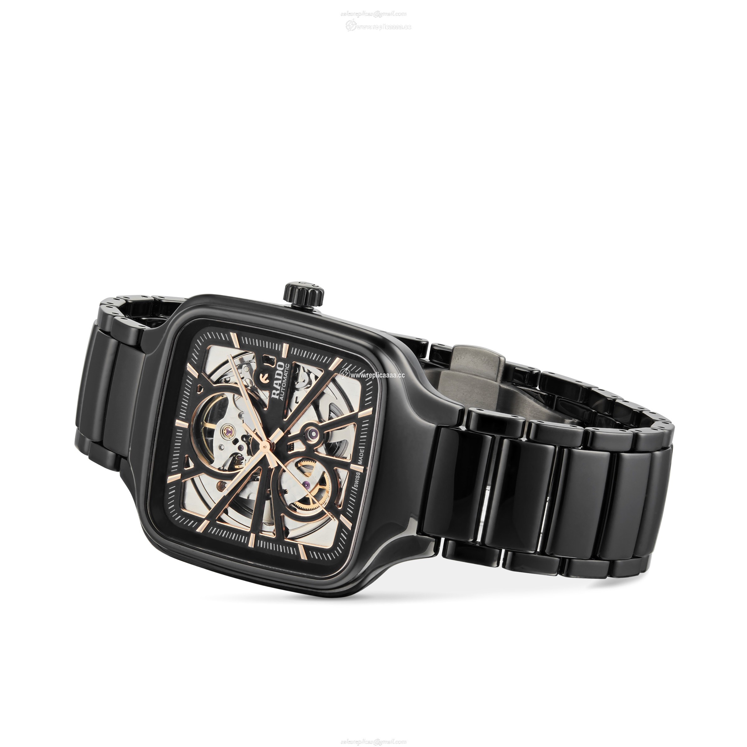 Replica Rado True Square Open Heart Unisex details R27086162 2 Replica Rado True Square Open Heart Unisex details R27086162