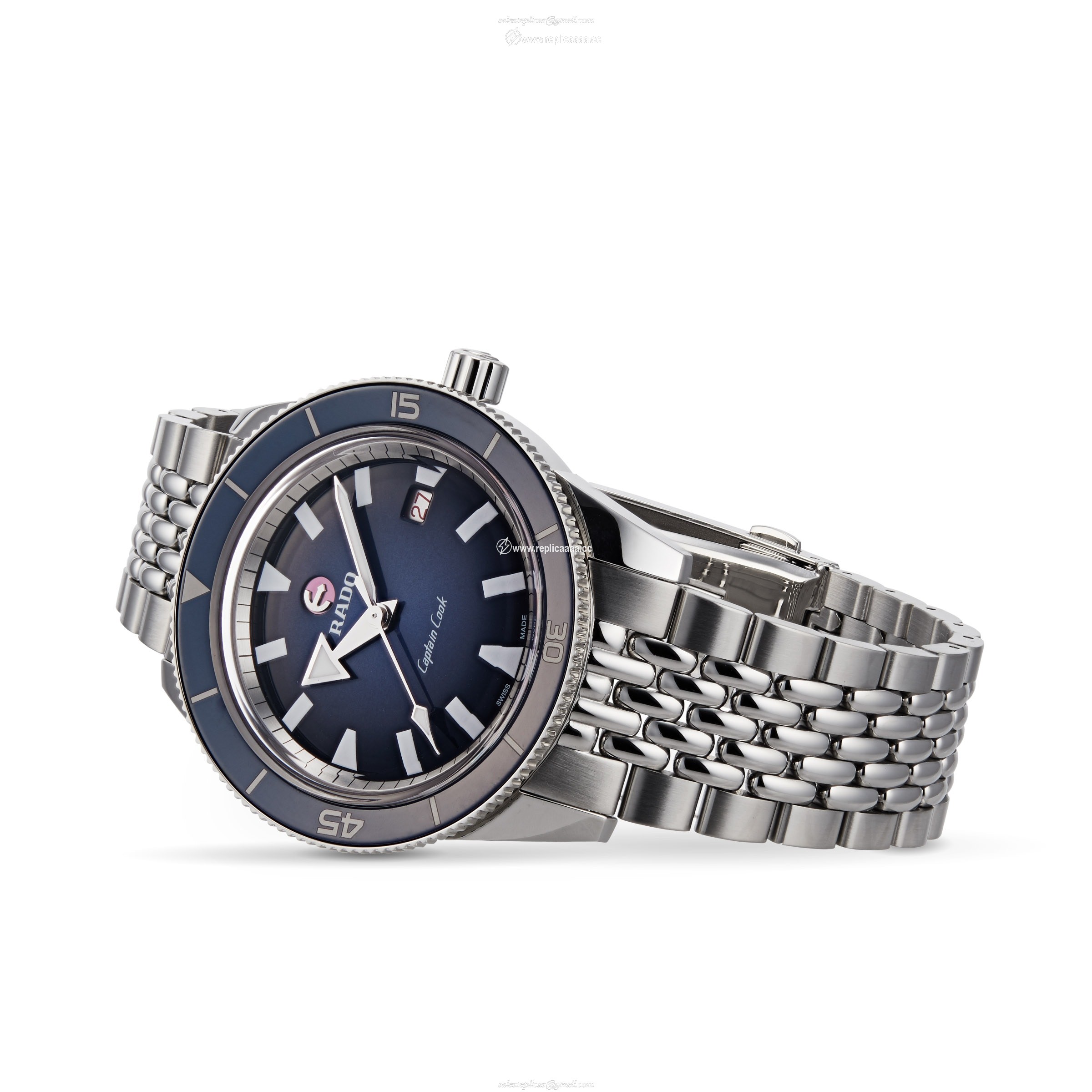 Replica Rado Captain Cook 42mm Mens details R32505203 2 Replica Rado Captain Cook 42mm Mens details R32505203