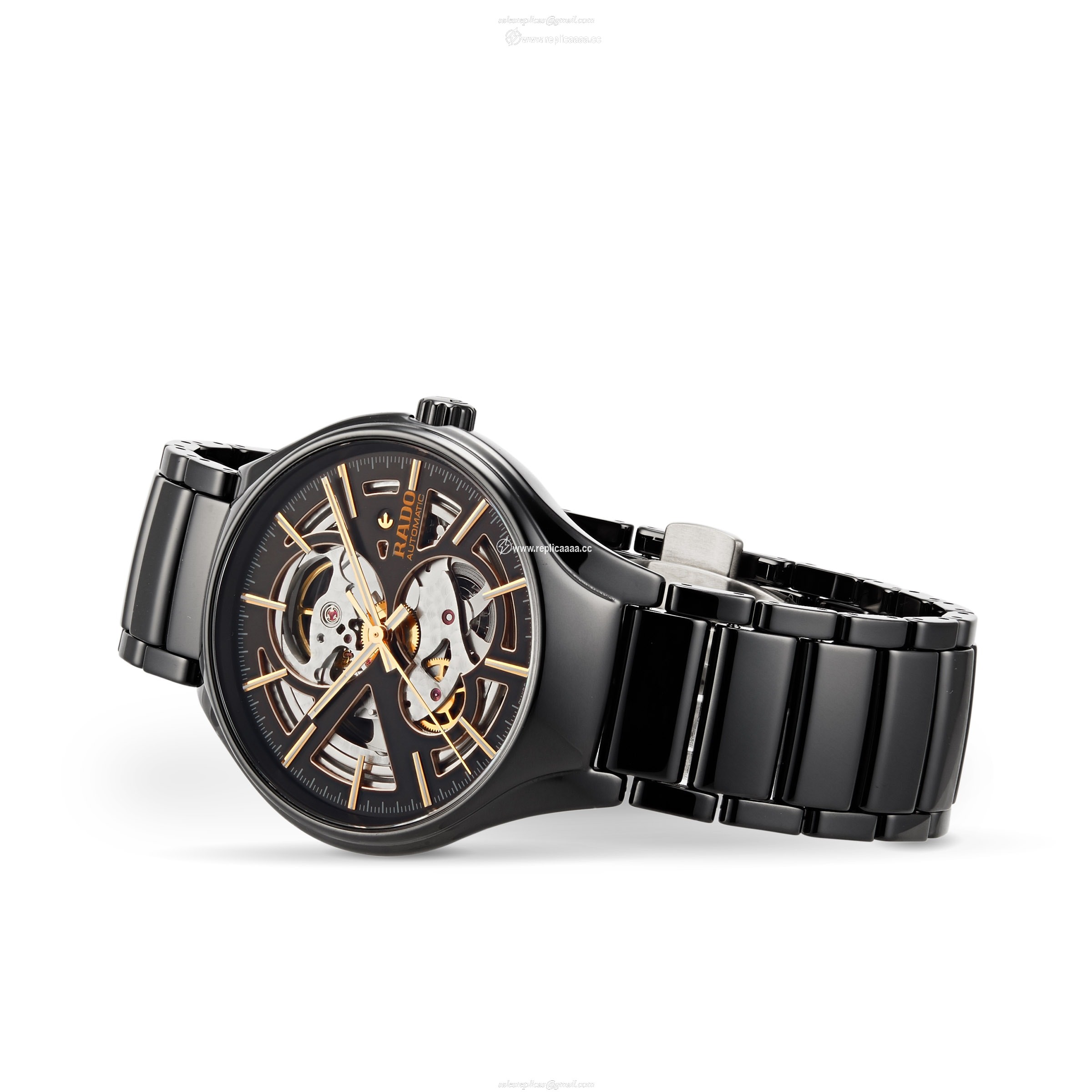 Replica Rado True Skeleton 40mm Unisex details R27100162 2 Replica Rado True Skeleton 40mm Unisex details R27100162
