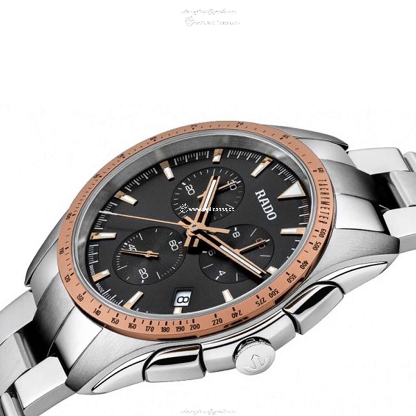 Replica Rado HyperChrome 45mm Mens details R32259163