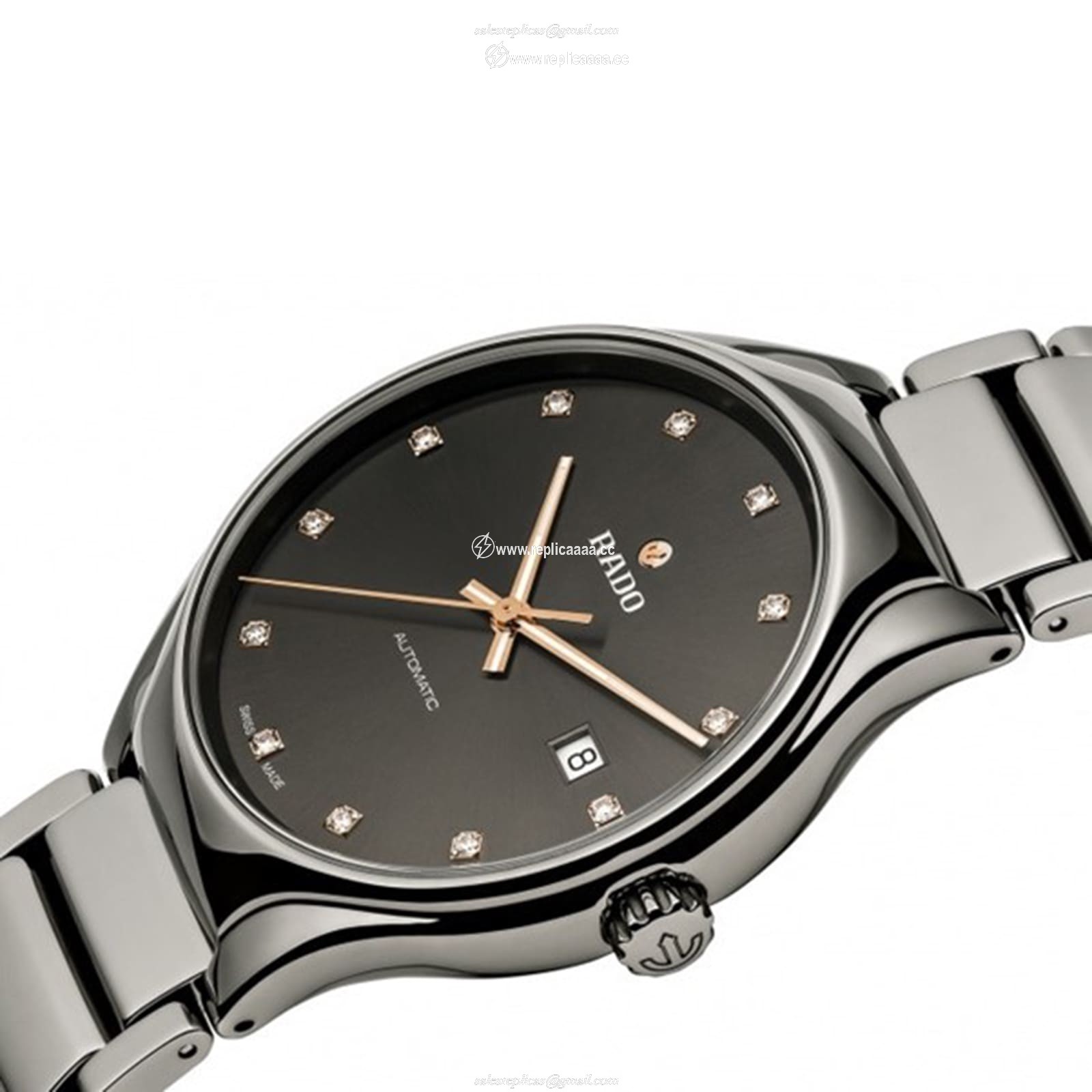 Replica Rado True 40mm Unisex details R27057732
