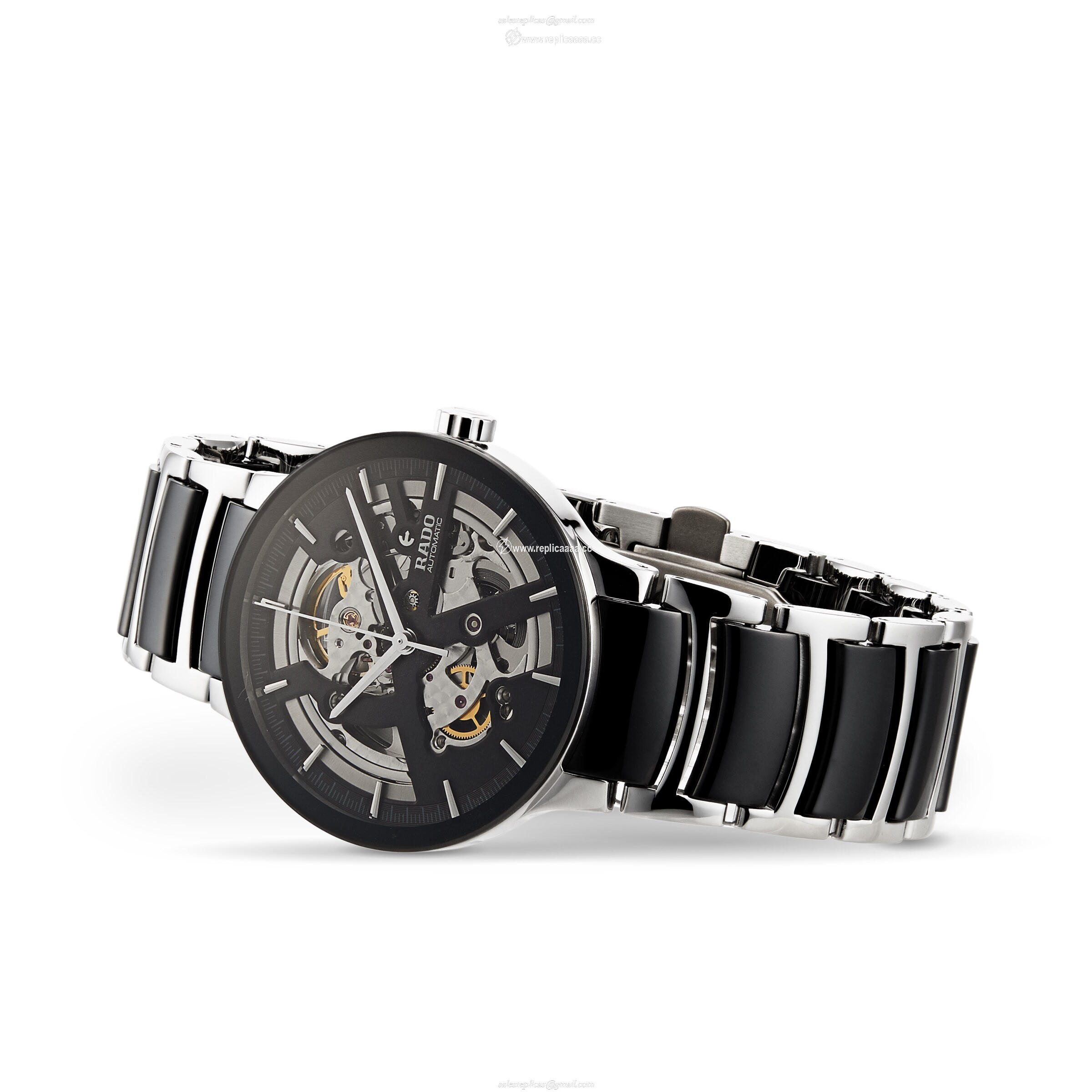 Replica Rado Centrix Skeleton 38mm Mens details R30178152