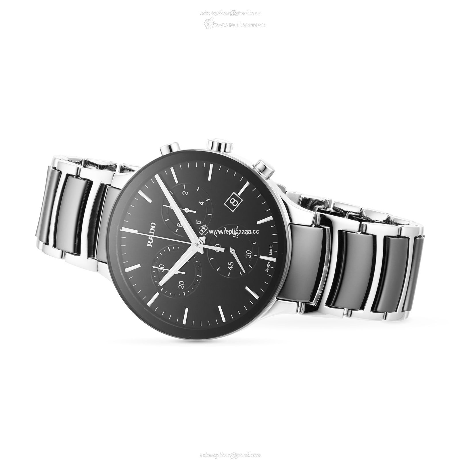 Replica Rado Centrix 44mm Mens details R30130152 2 Replica Rado Centrix 44mm Mens details R30130152